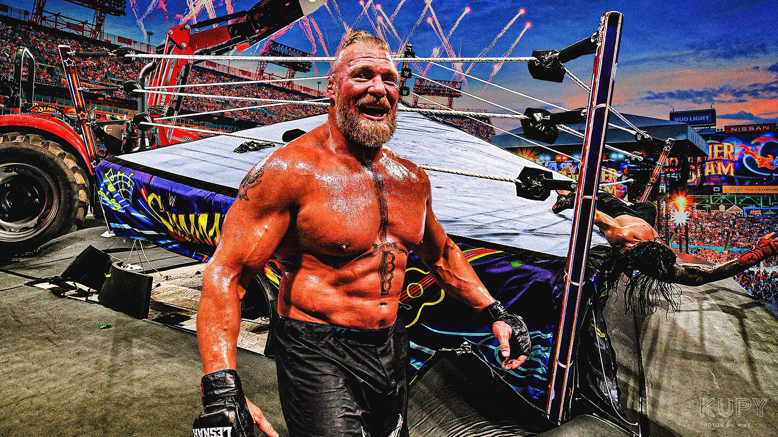 Brock Lesnar Wrestling Wallpaper