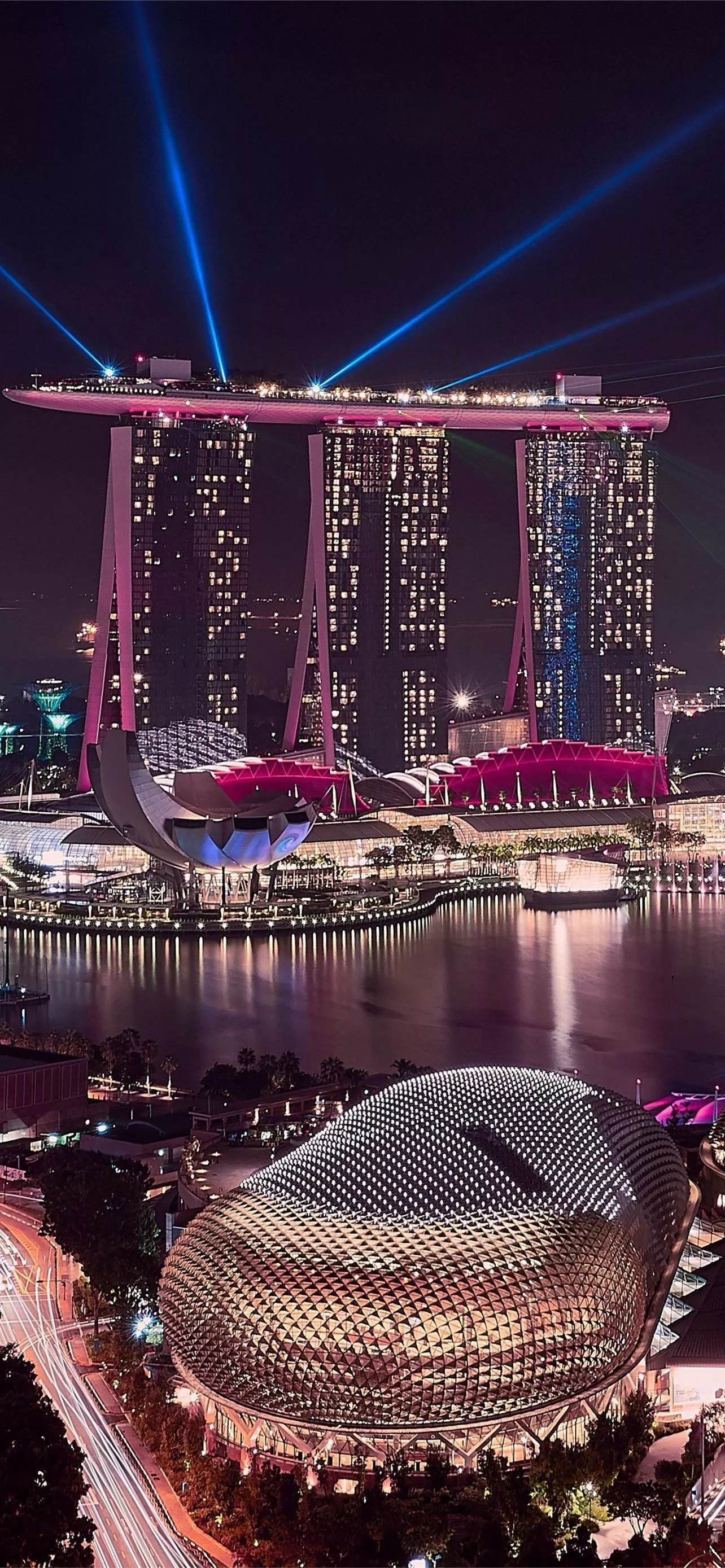 marina bay sands singapore cityscape
