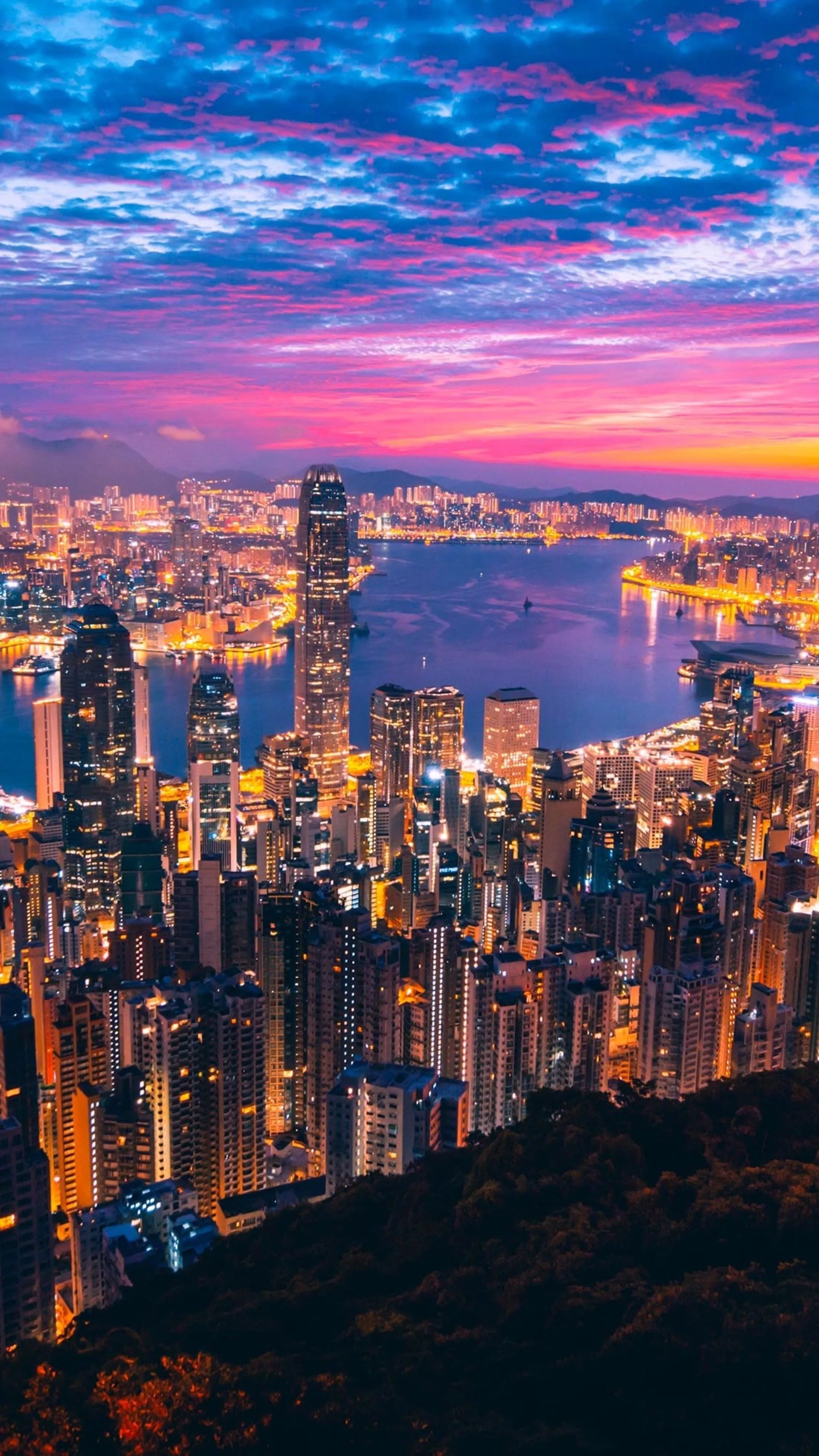 Hong Kong Skyline Wallpaper