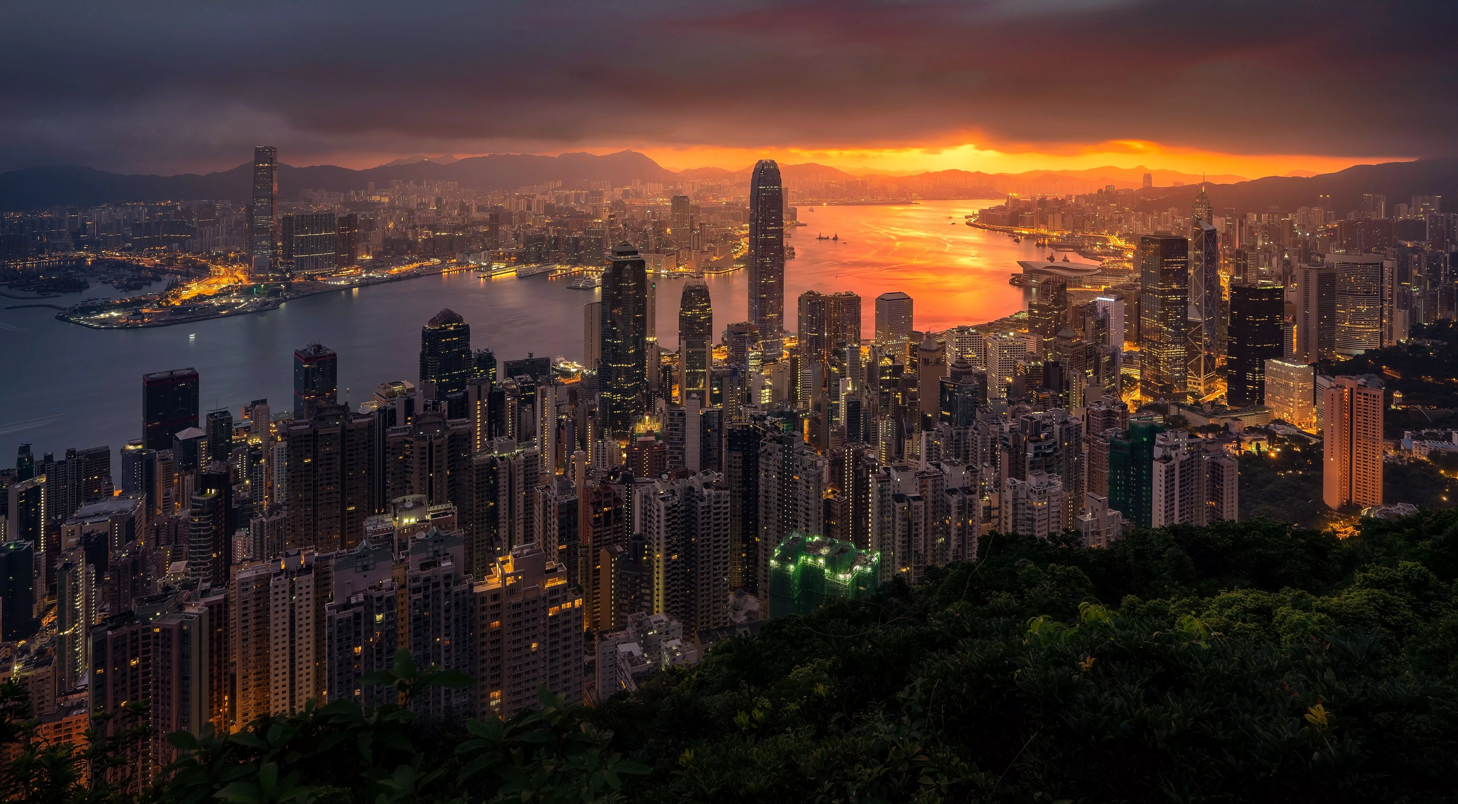 Hong Kong 4k City Photography Wallpaper