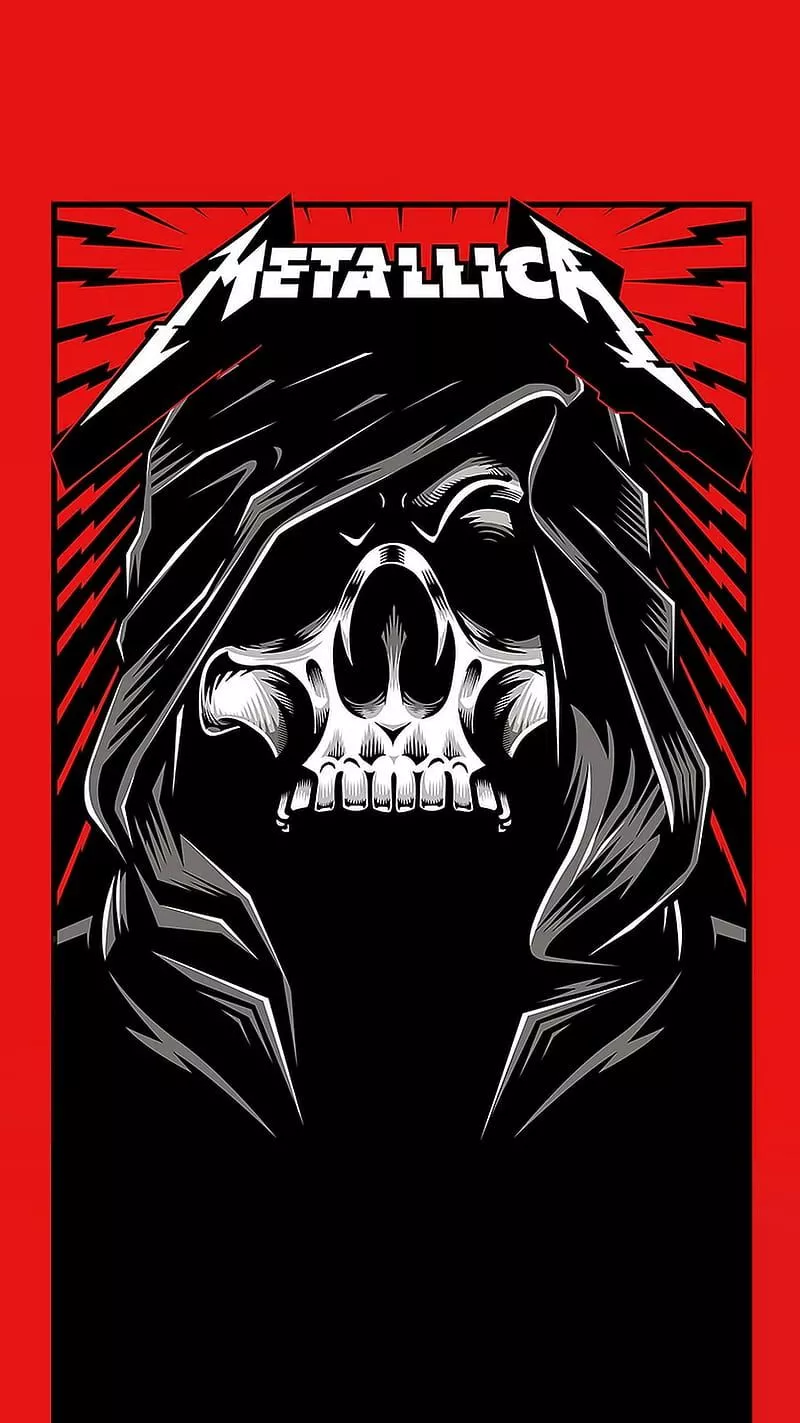 Metallica Poster, hardwired, HD phone