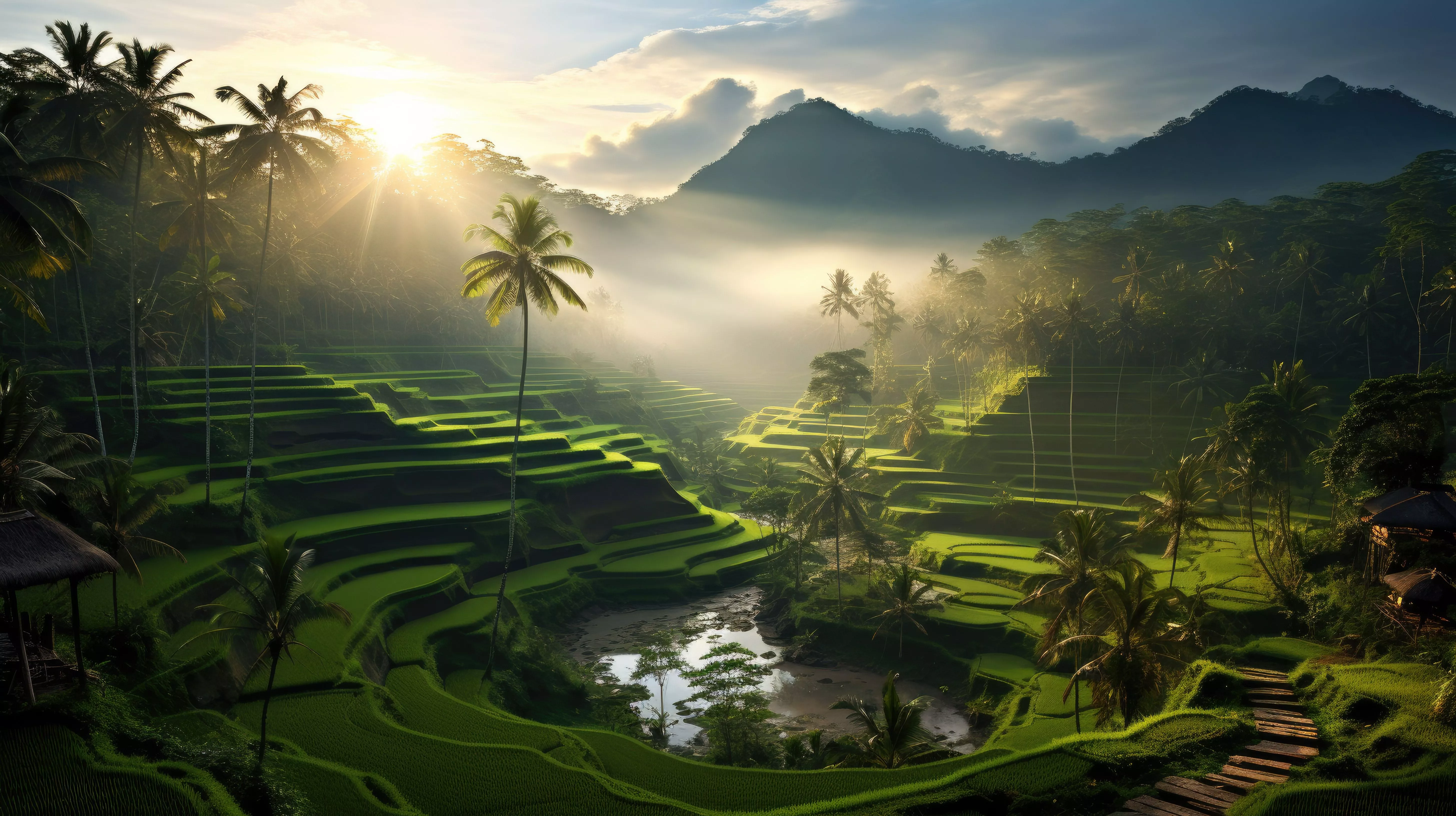 Bali Mountains Image. Free Image