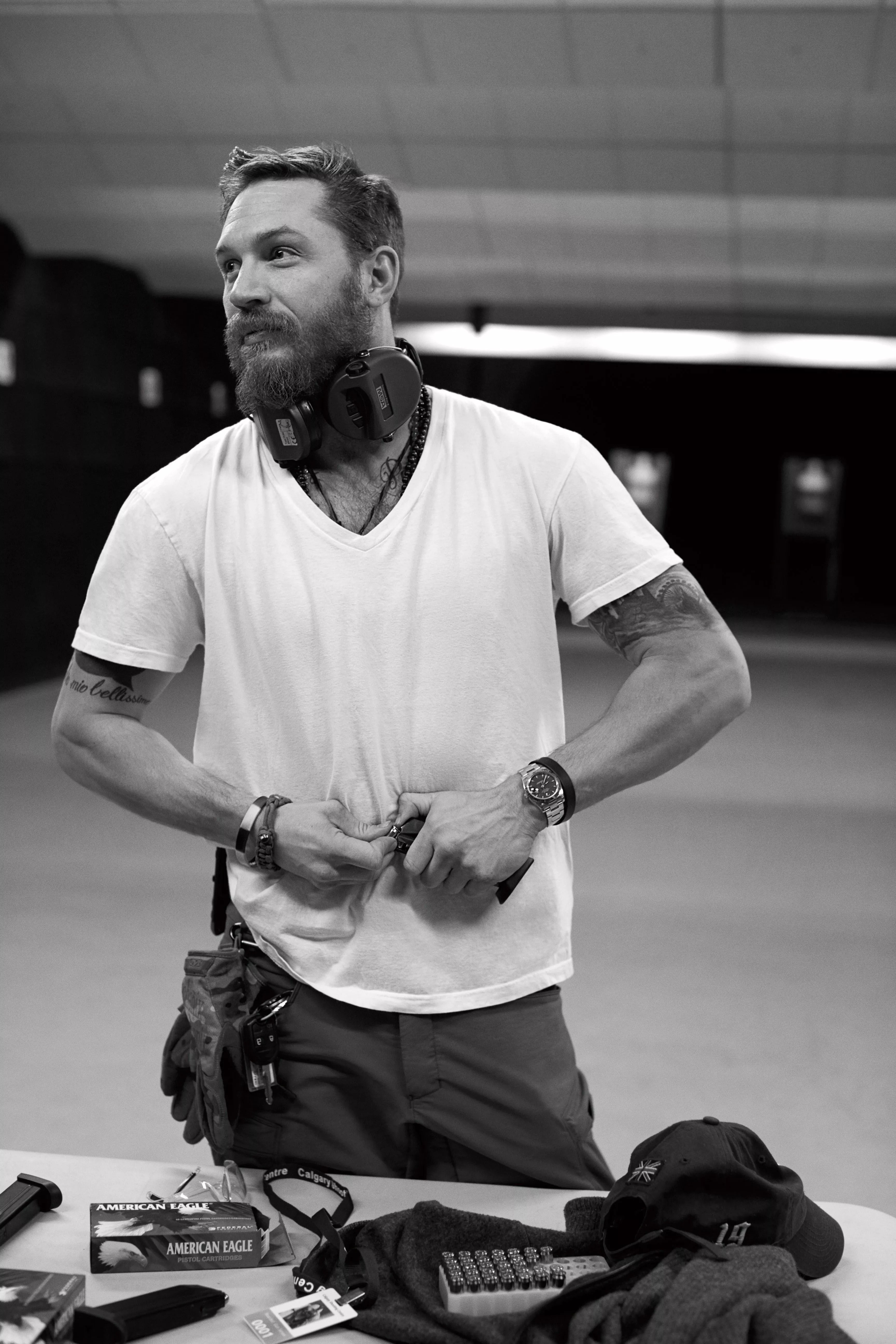 HD wallpaper: Tom Hardy, monochrome