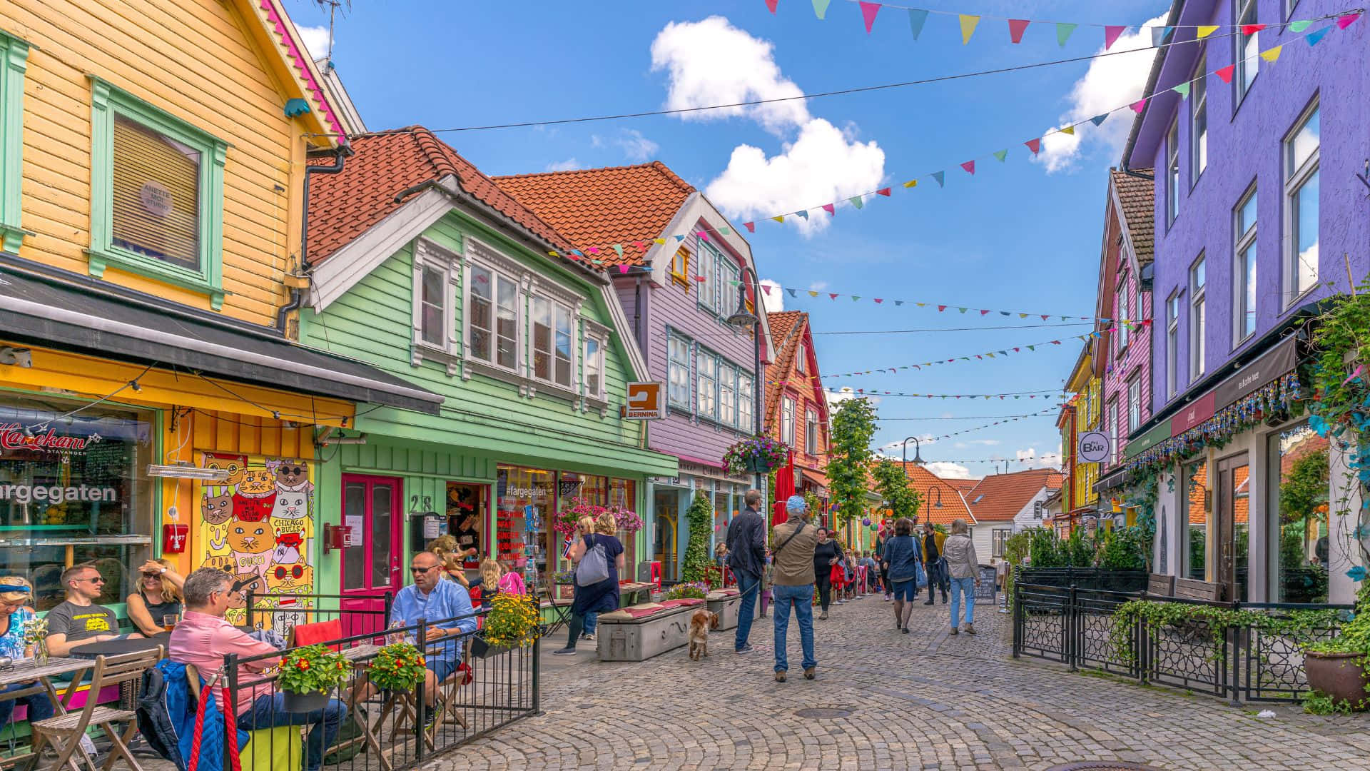 Download Colorful Streetsof Stavanger