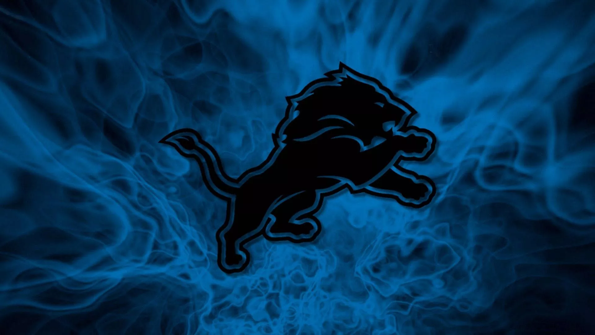 Detroit Lions Logo Smoke Effects
