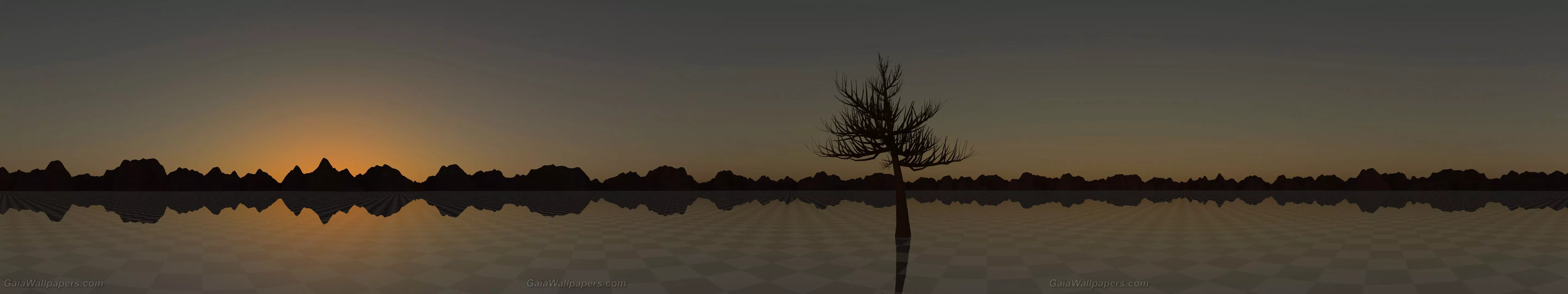 dusk wallpaper 5760x1080