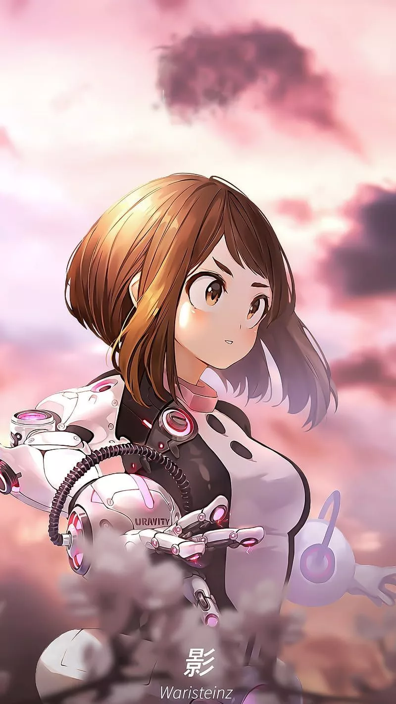 Uraraka, my hero academia, uraraka