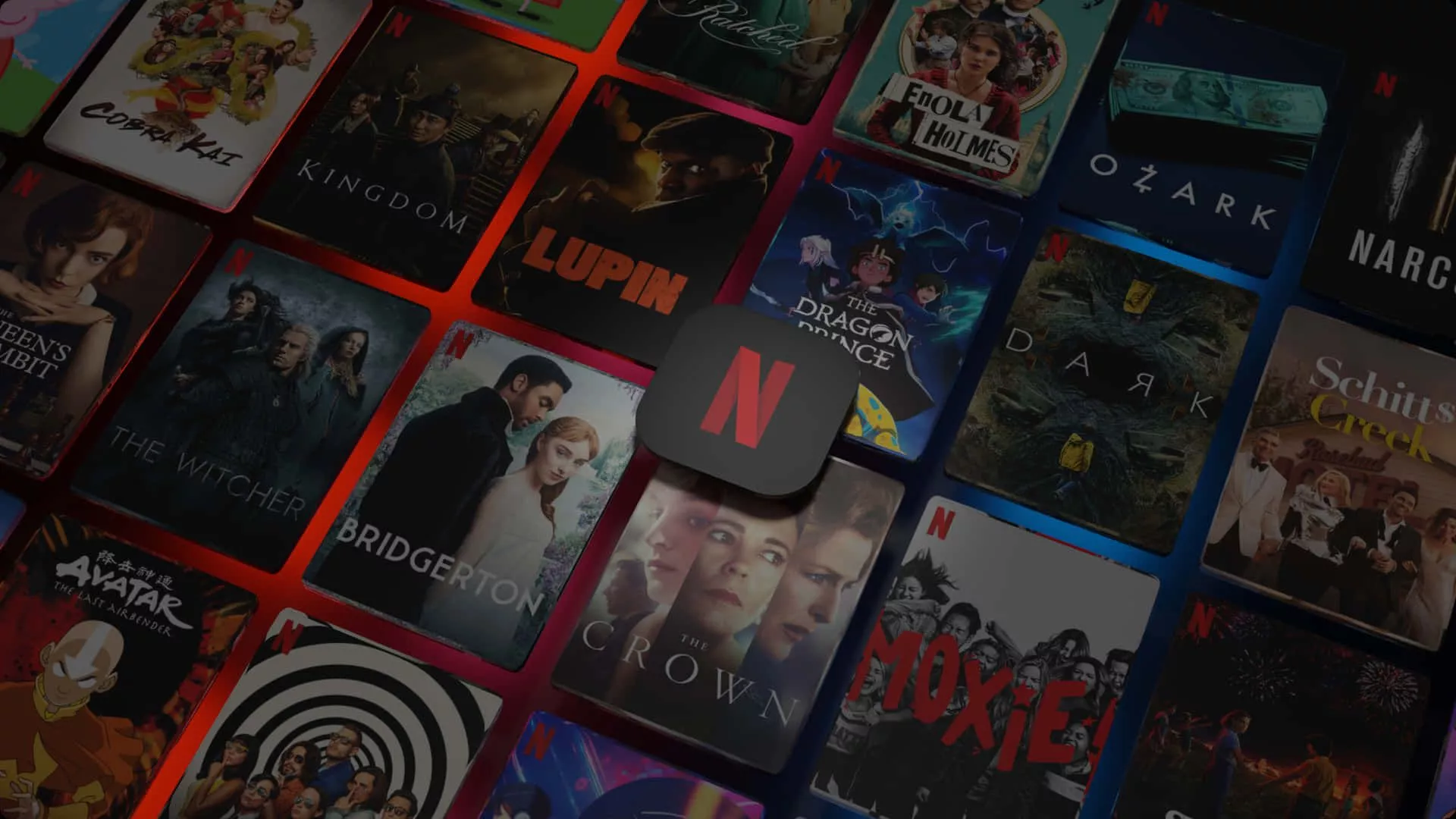 Download Popular Netflix Shows Flat Lay