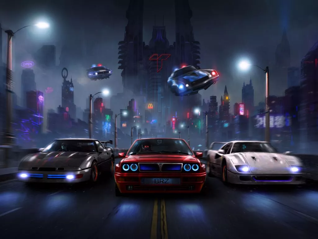 Download wallpaper 1024x768 racers