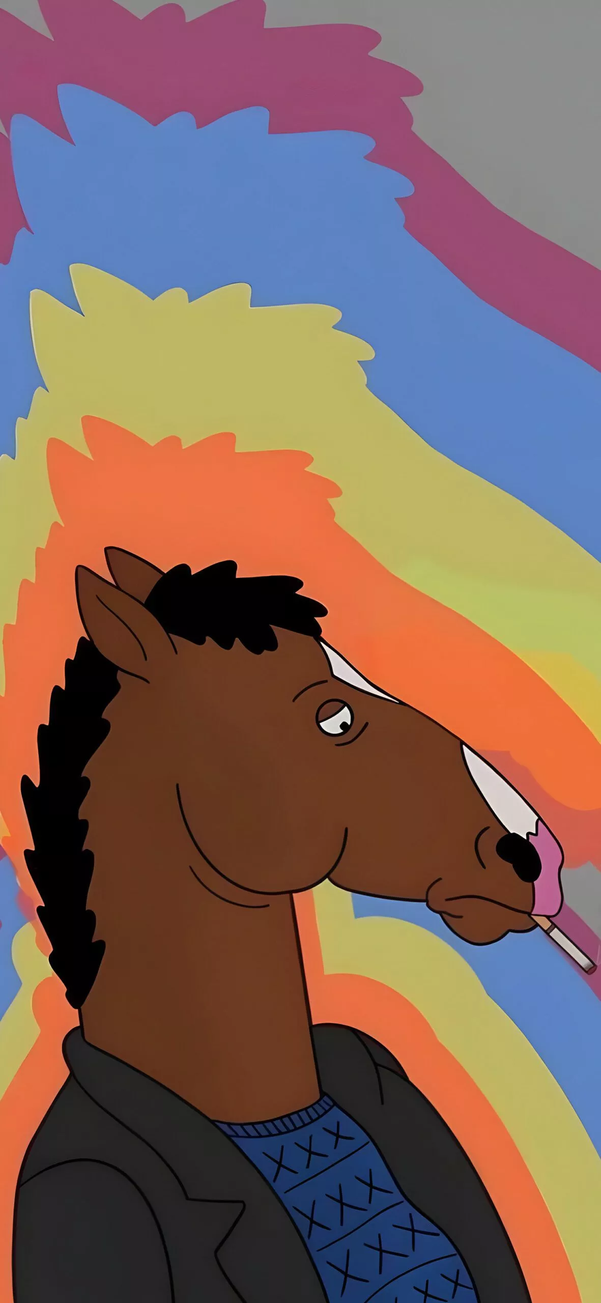 Smoking BoJack Horseman Wallpaper