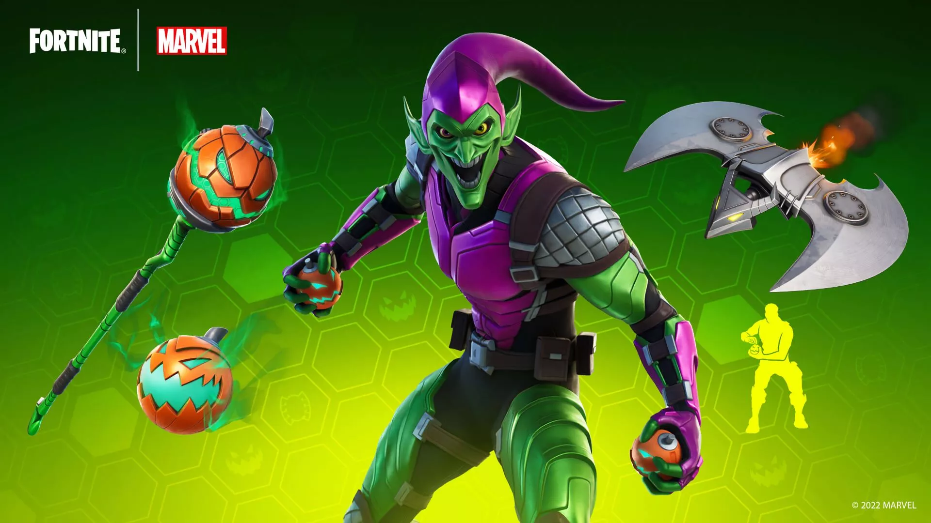 Fortnite HD Green Goblin Wallpaper, HD