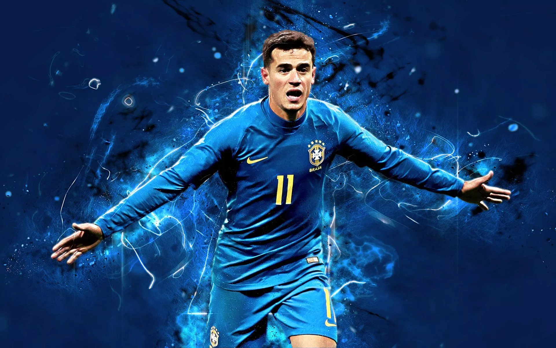 Soccer Brazilian Philippe Coutinho
