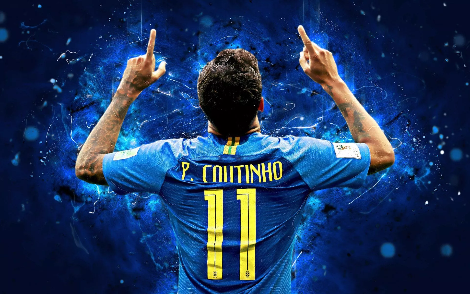 Soccer Brazilian Philippe Coutinho