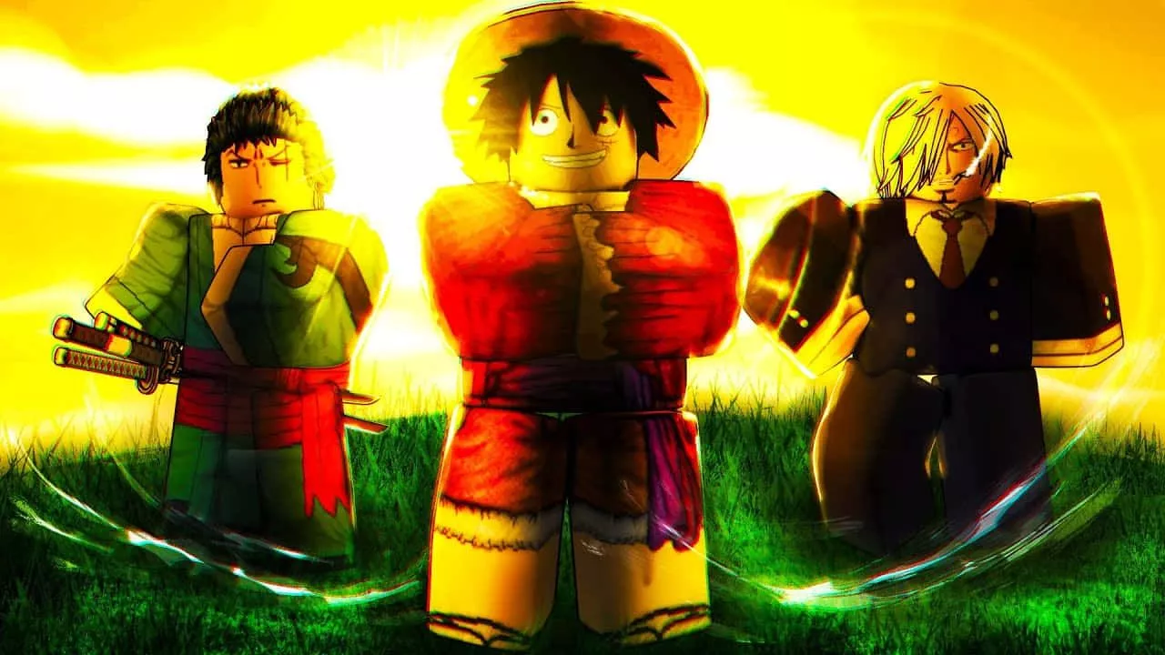 Blox Fruits Trio Showdown Wallpaper