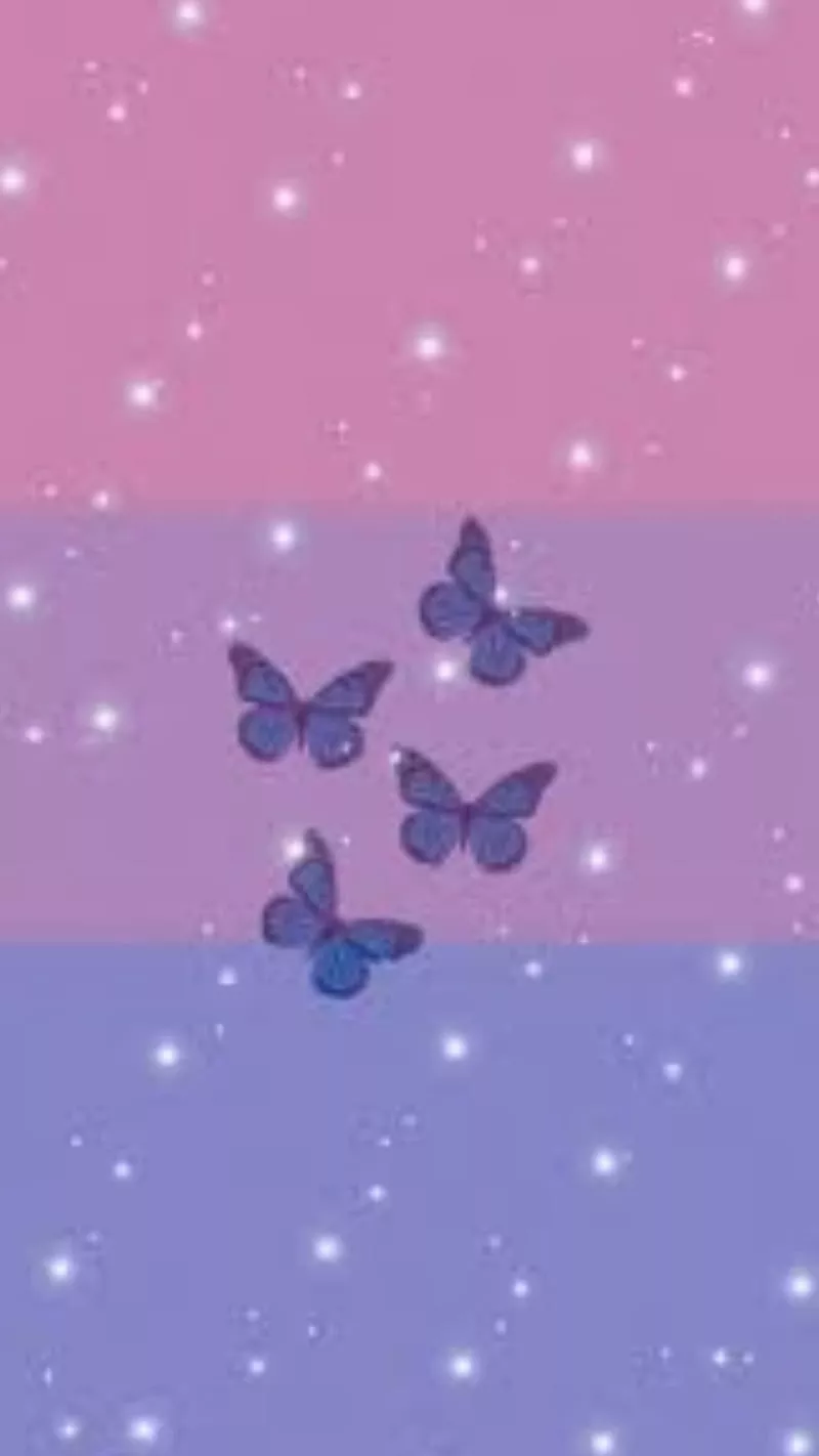 Bisexual background, sparkles