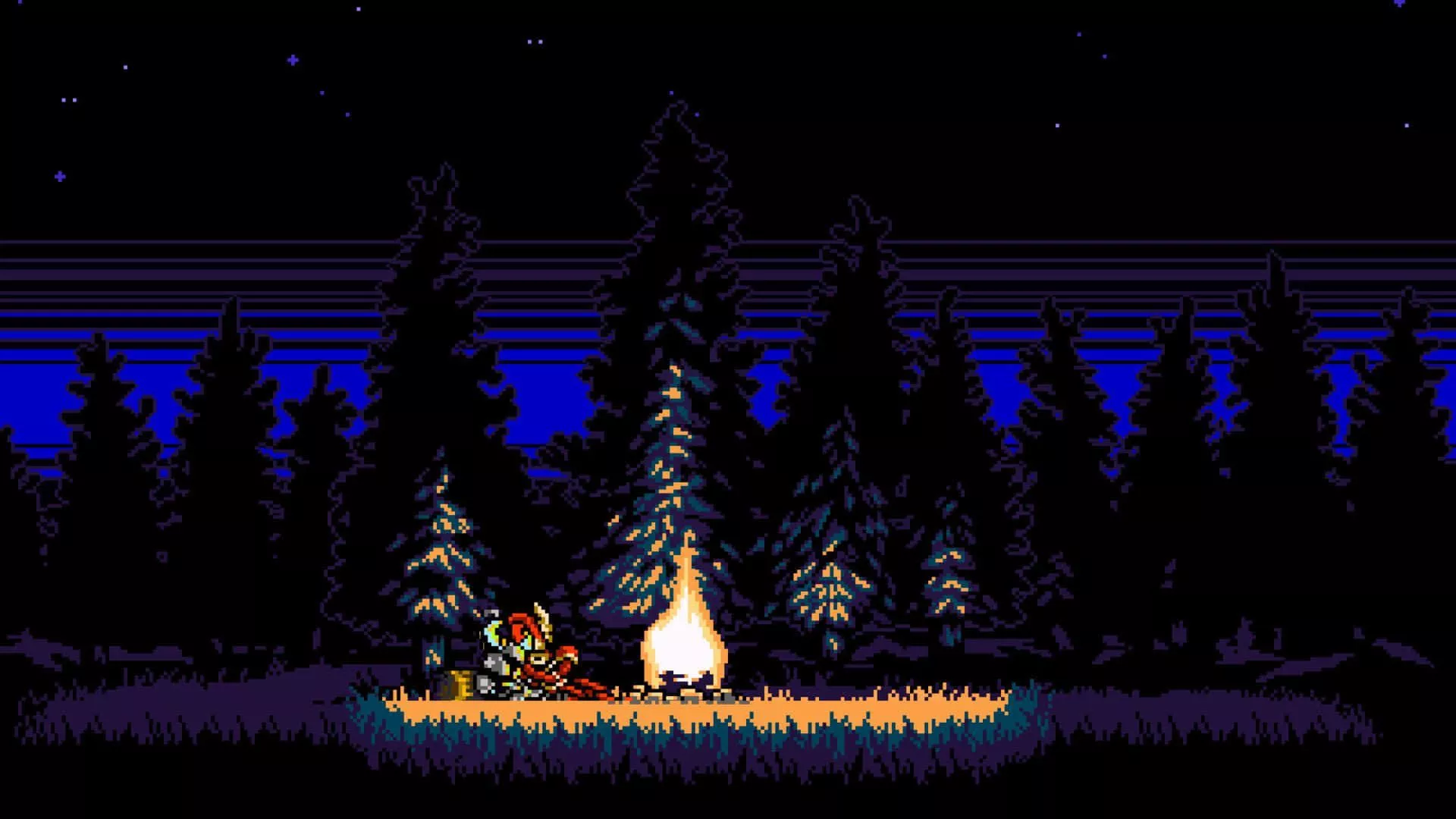 Retro Themed 8 Bit Background