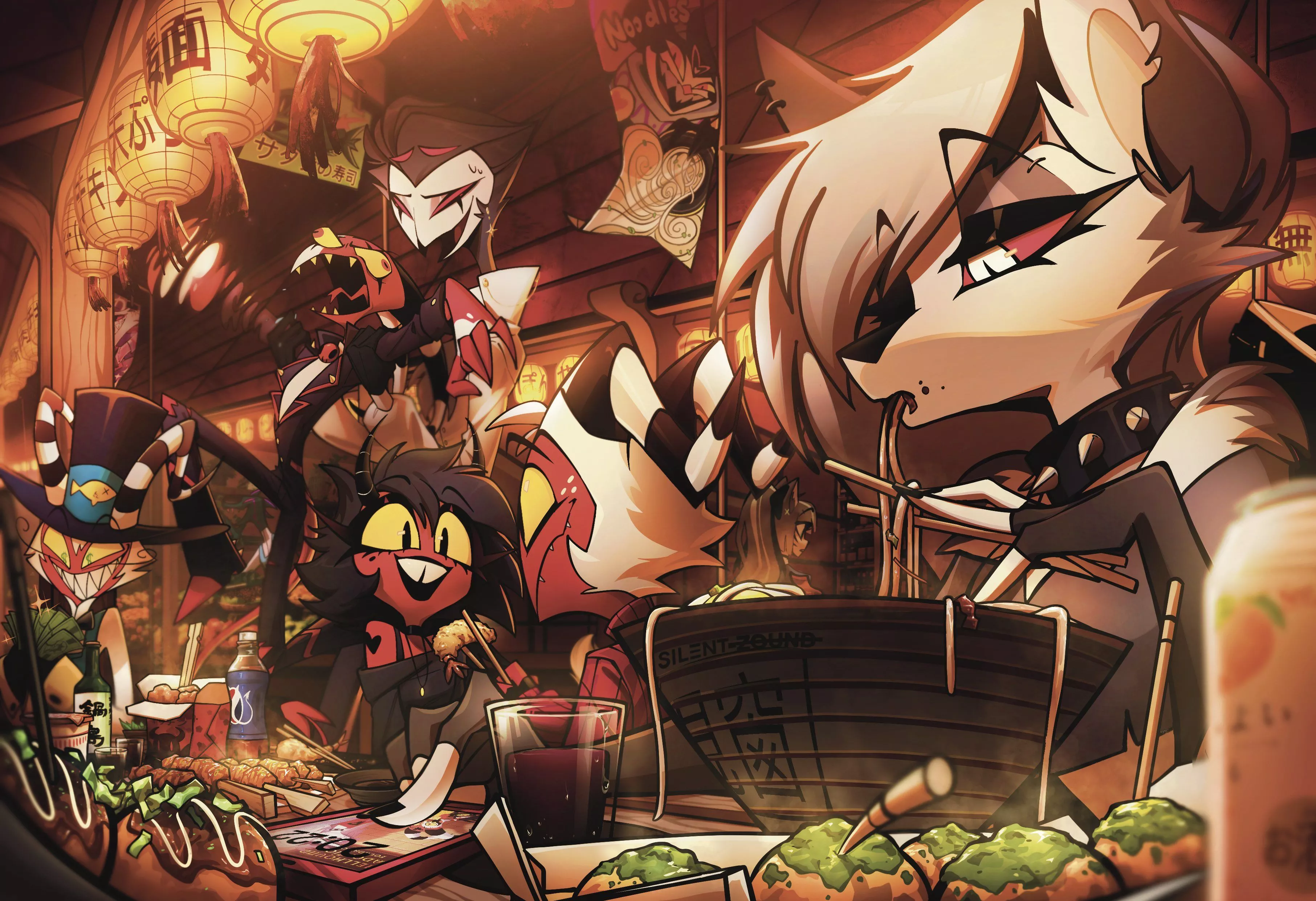 Helluva Boss HD Wallpaper: A Feast