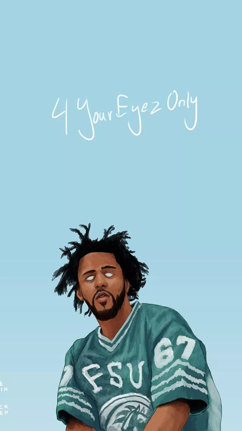 J Cole, Oil Painting, art work, rapper