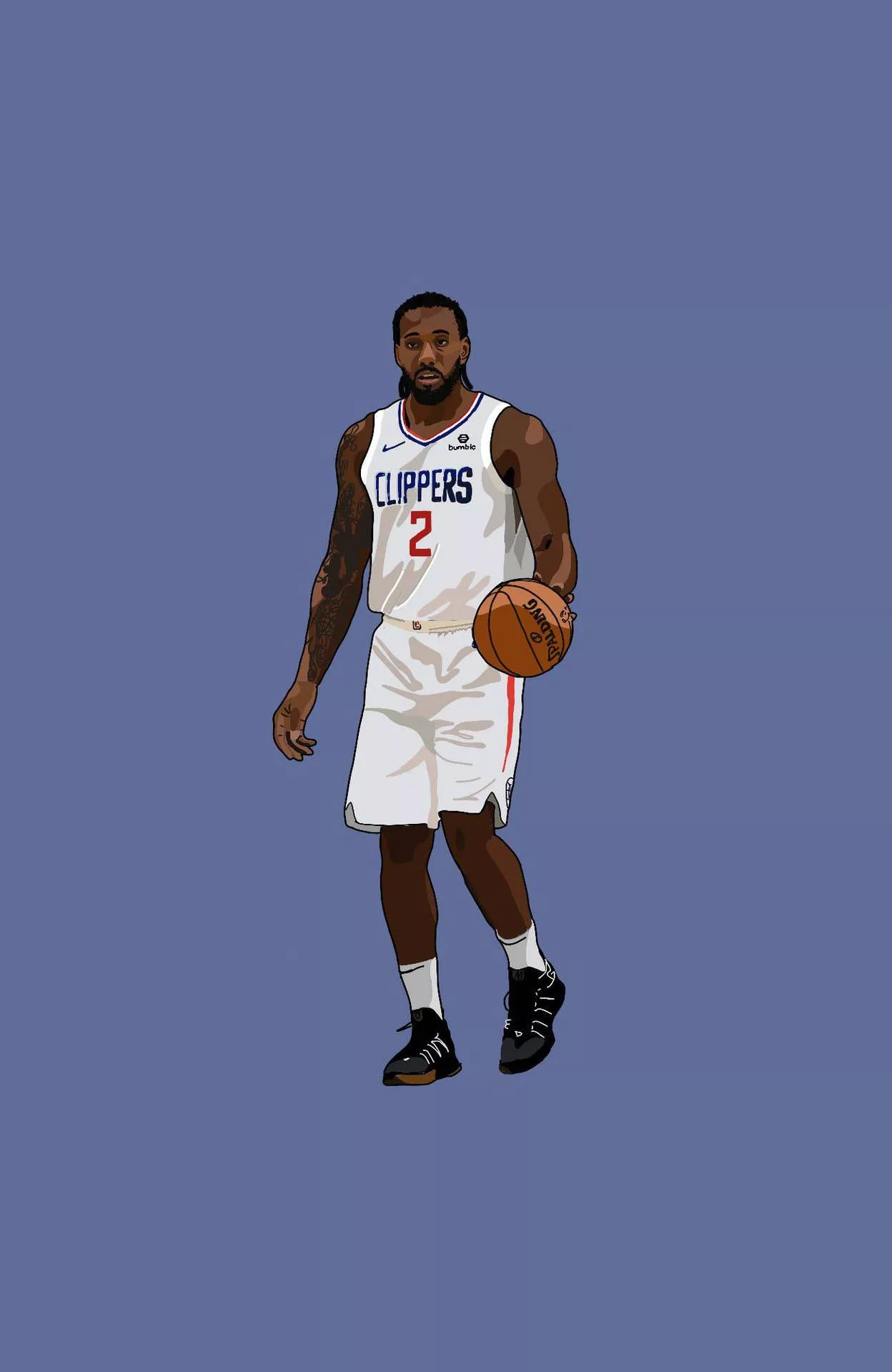 Kawhi Leonard Digital Art Wallpaper
