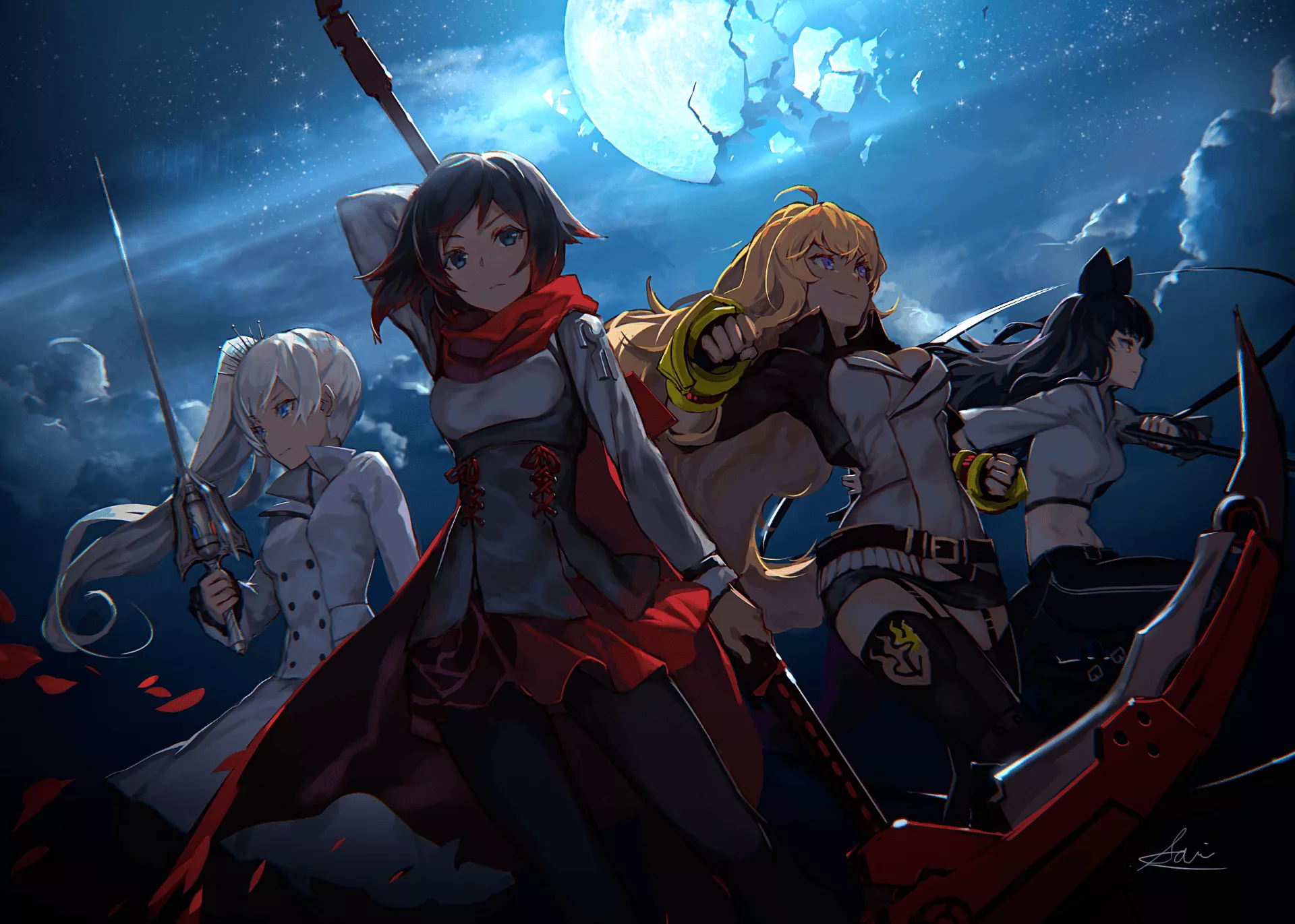 RWBY Team HD Wallpaper