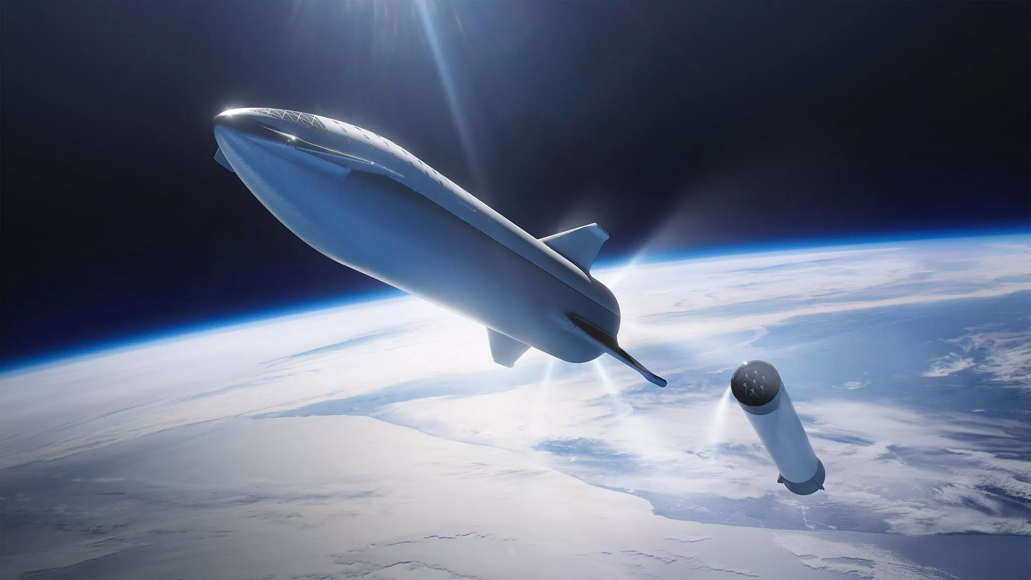 HD wallpaper: SpaceX, rocket, spaceship