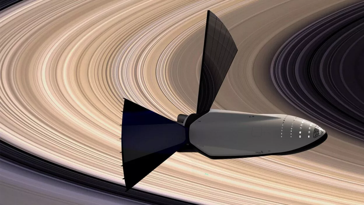 Mars with SpaceX's dazzling wallpaper