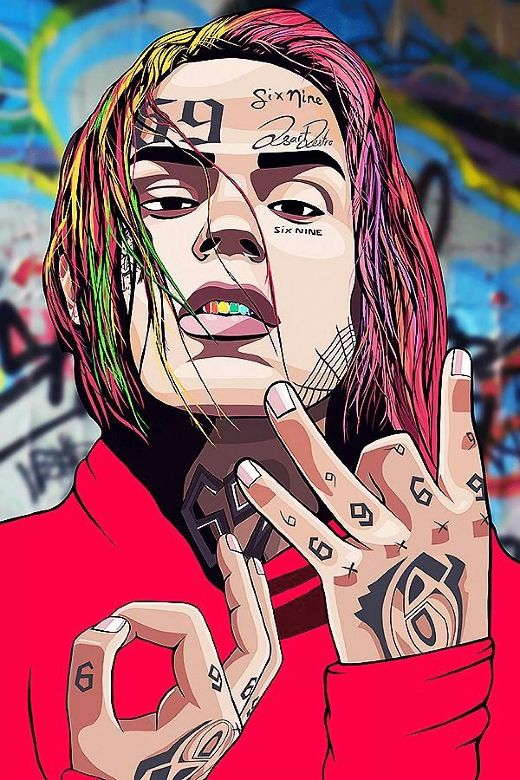 Ultimate mart tekashi 6IX9INE 12 x 18
