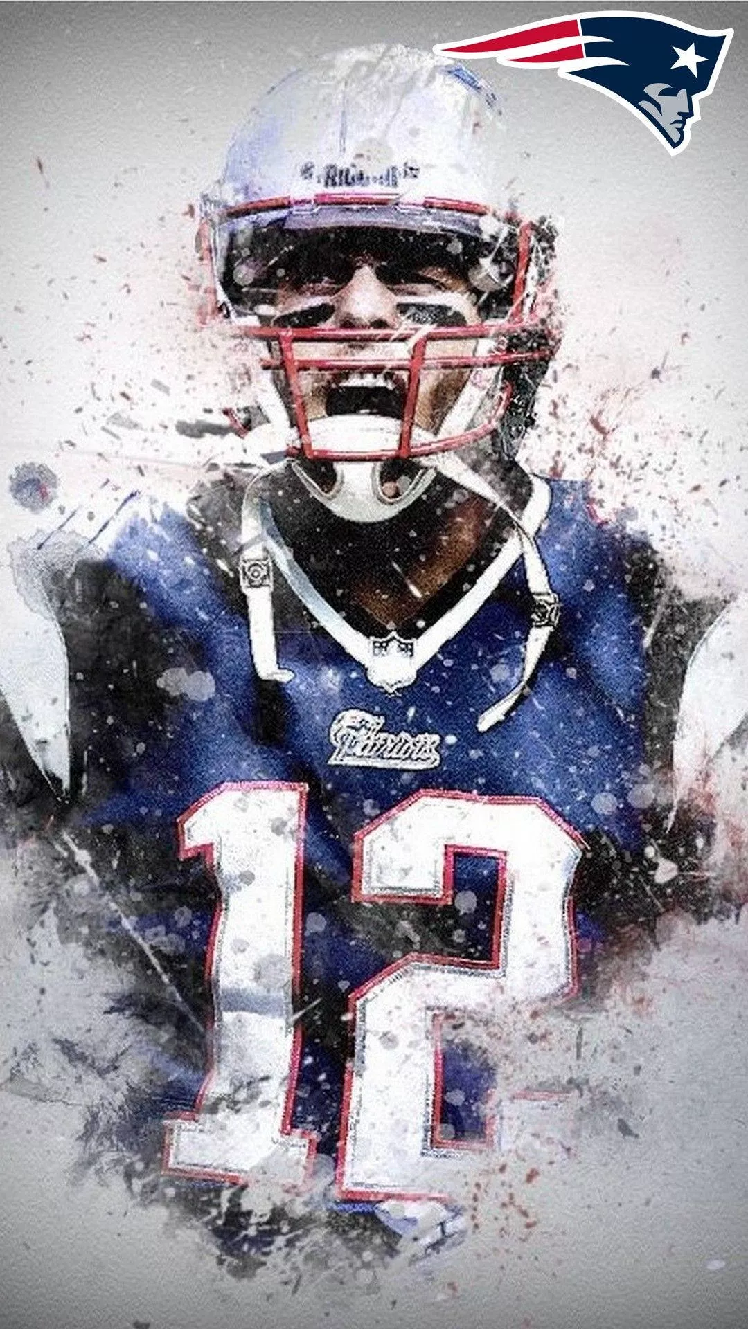 Tom Brady Stylised Patriots Poster
