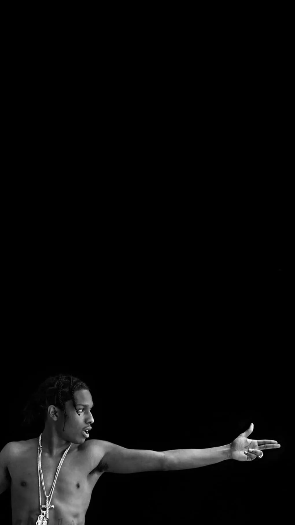 Asap Rocky rocks out at a concert