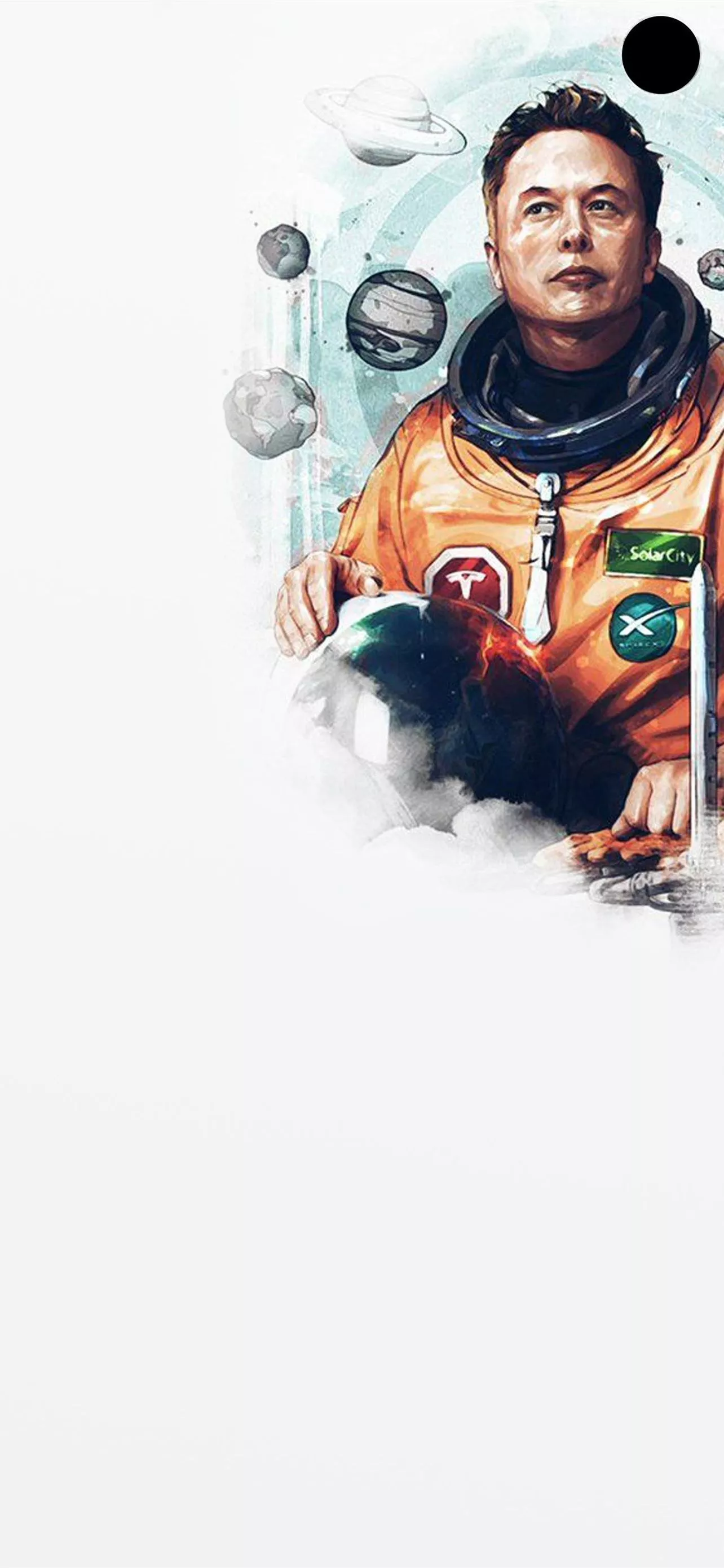 Elon Musk in a Spacesuit