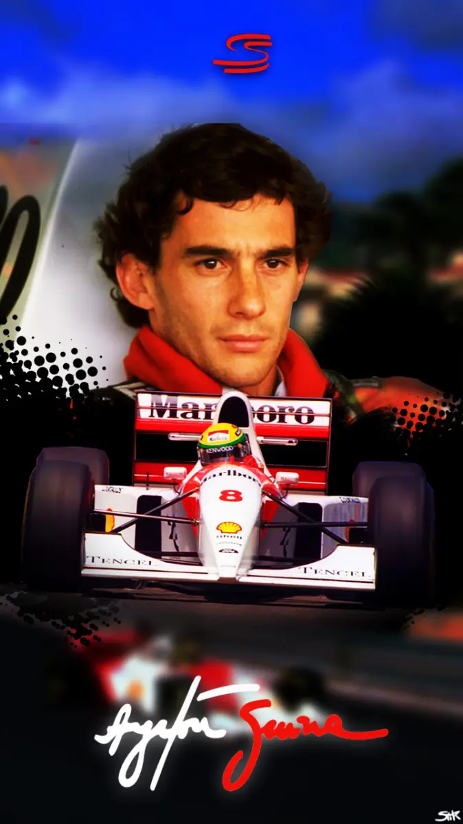 Ayrton Senna F1 wallpaper