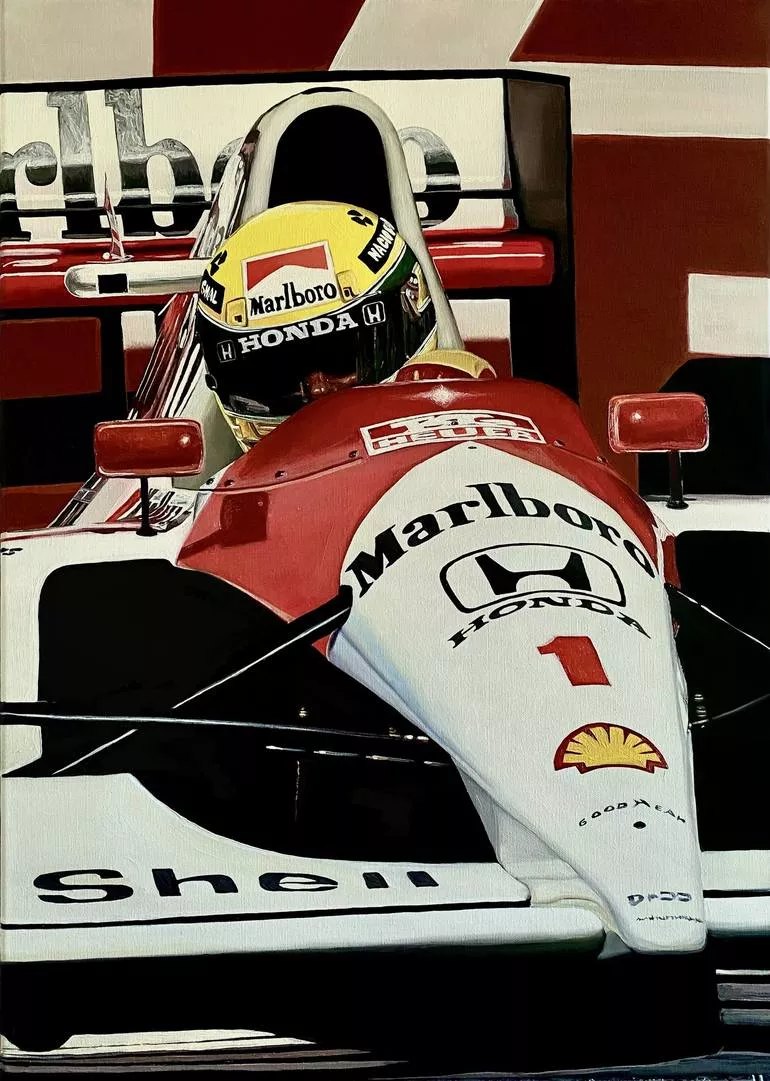Ayrton Senna Formula 1 driver legend