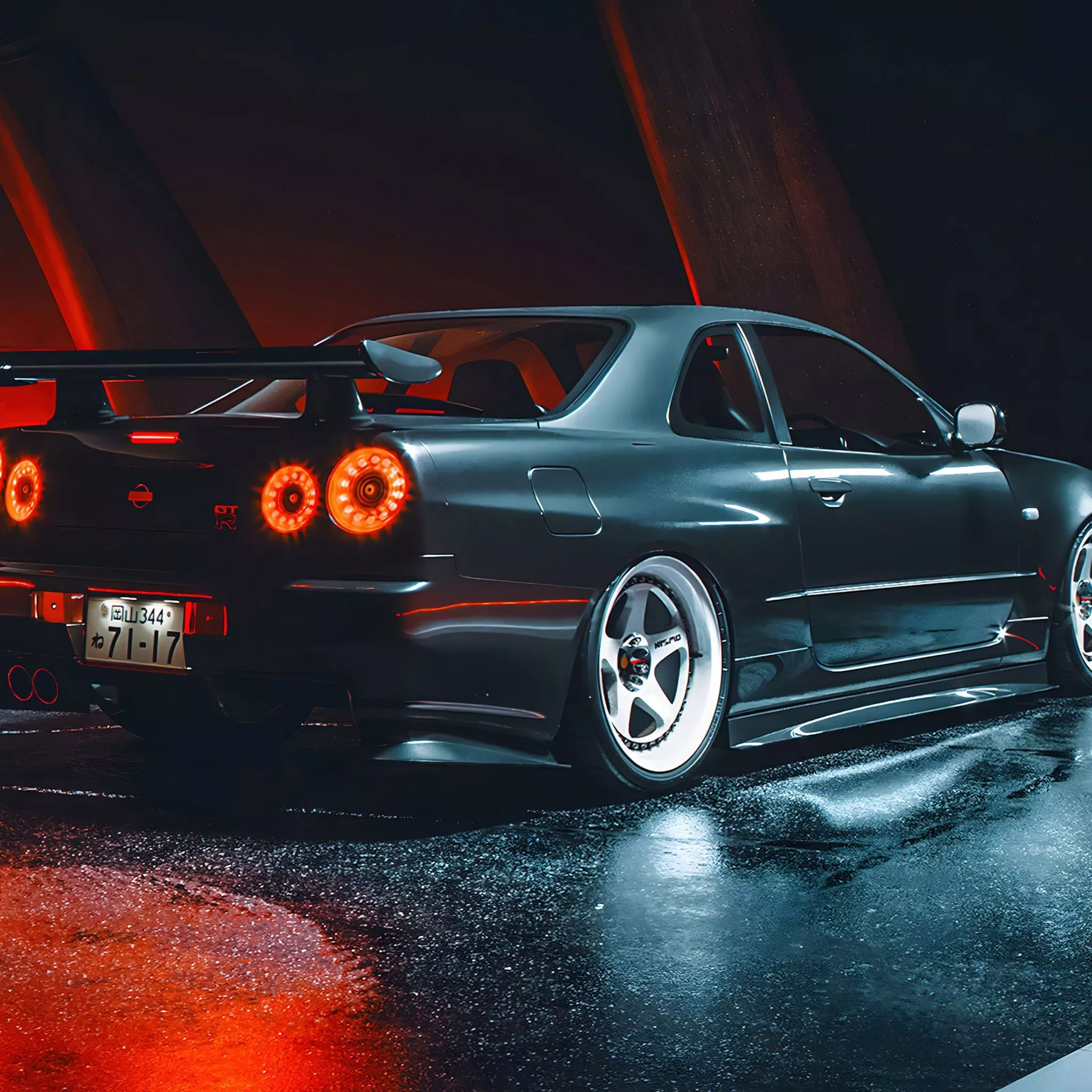 Nissan Skyline GT R R34 Wallpaper 4K
