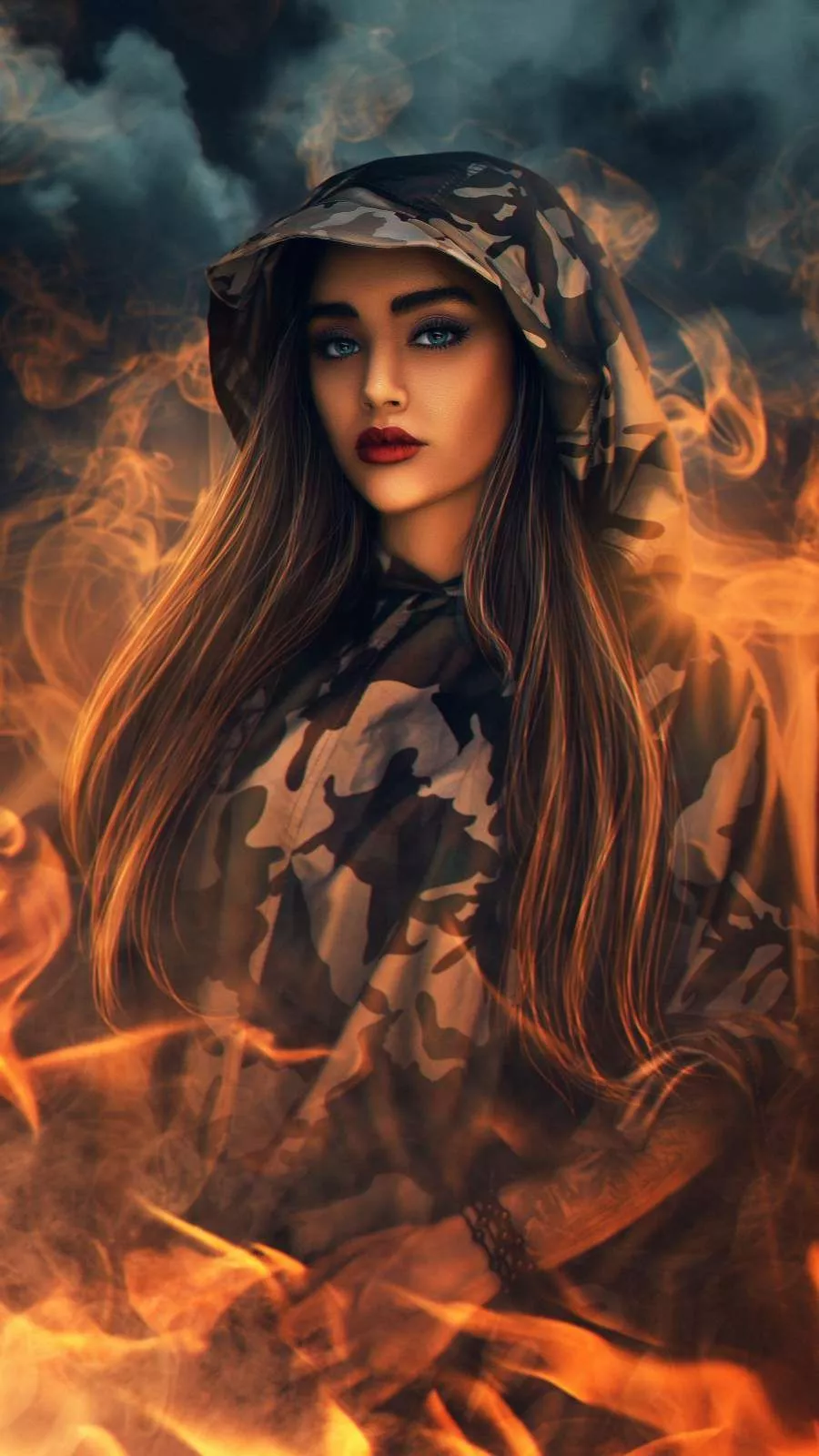 Pretty Girl iPhone Wallpaper