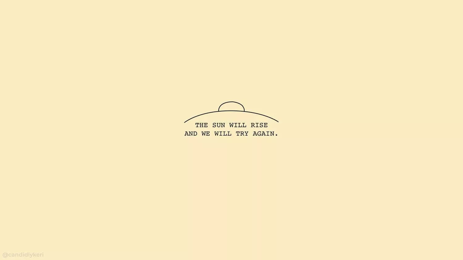 Minimal Aesthetic Desktop HD Wallpaper