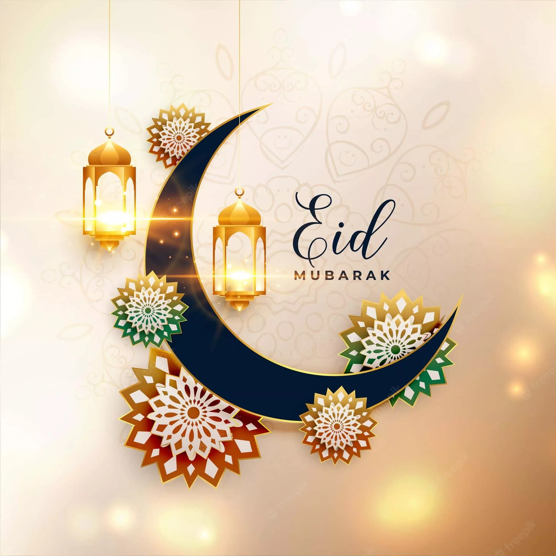Download Eid Ul Fitr With Lanterns