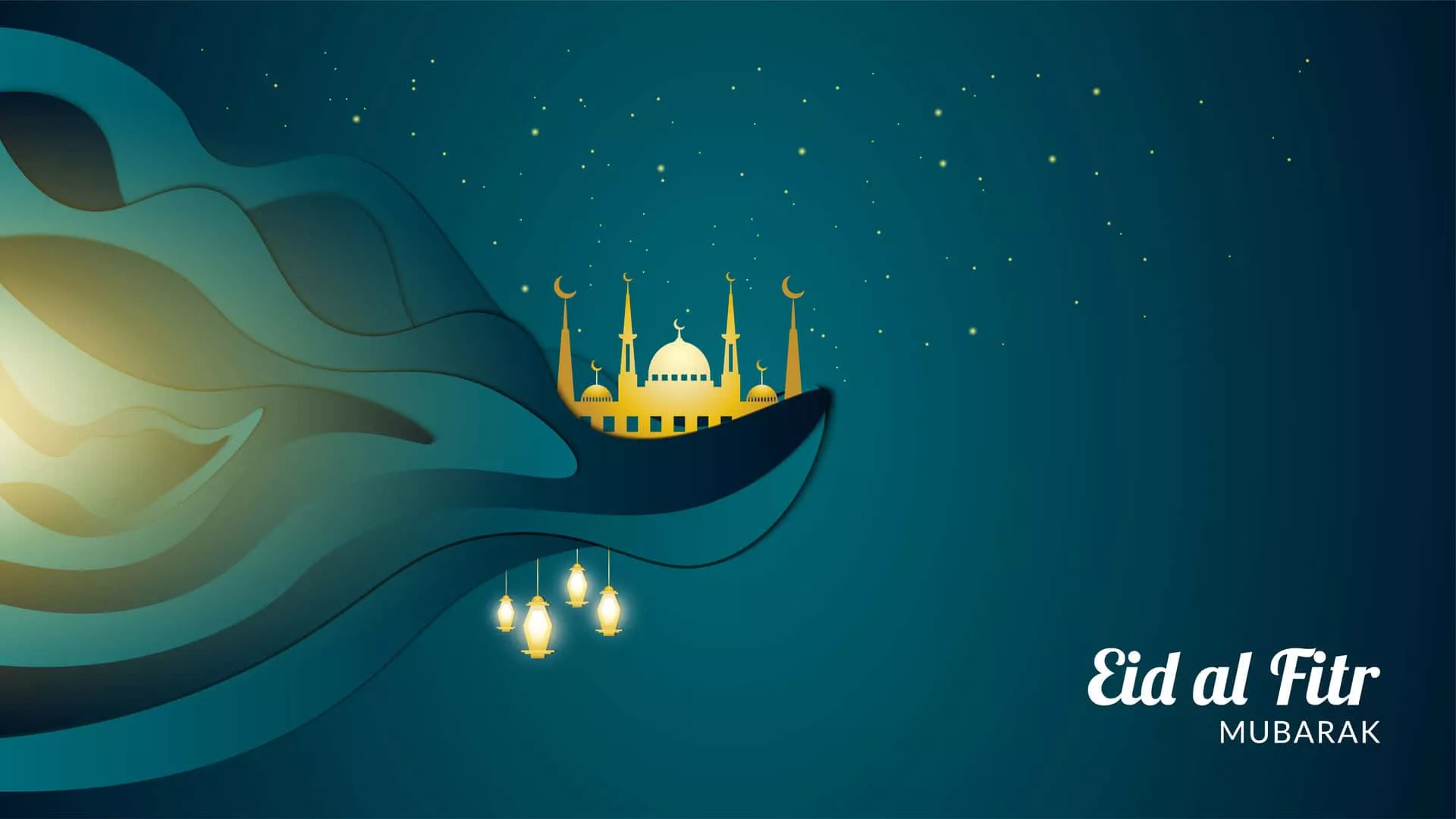 Download Eid Al Firah Background With A