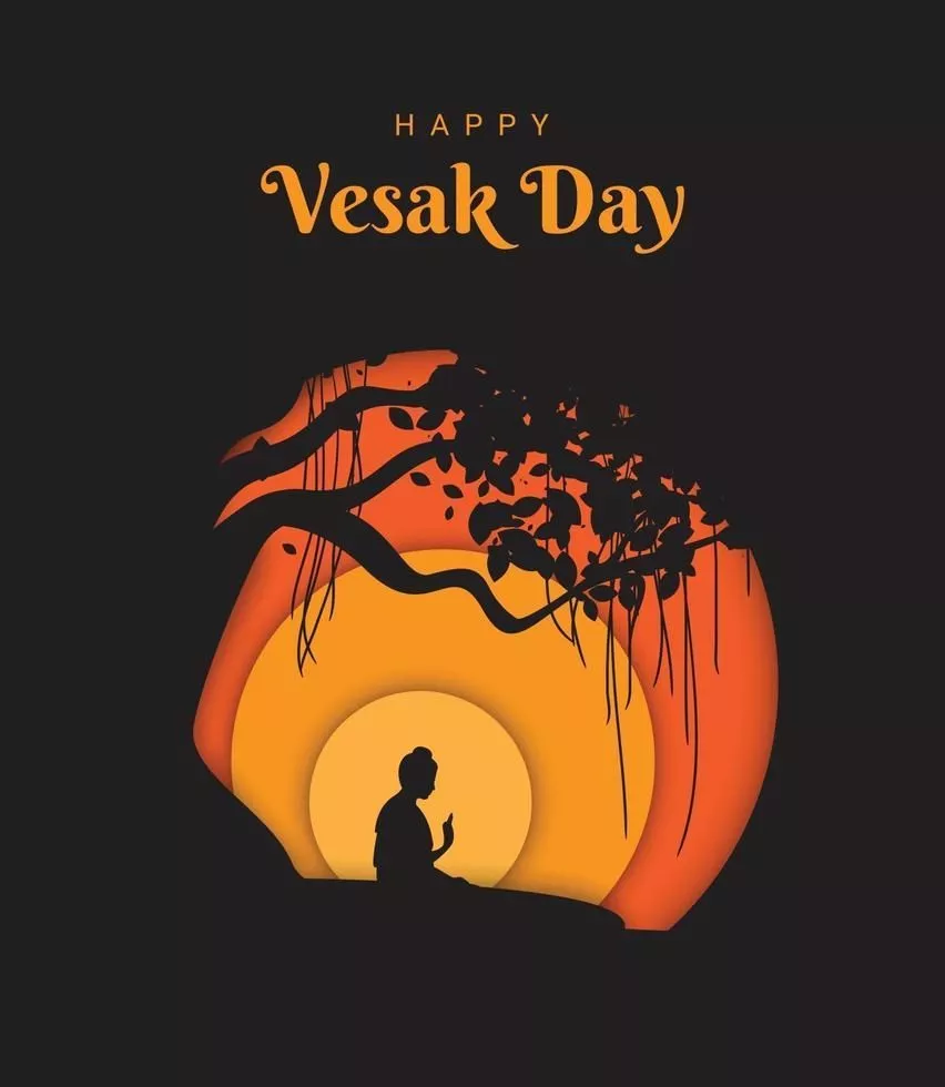 Download Happy vesak day background