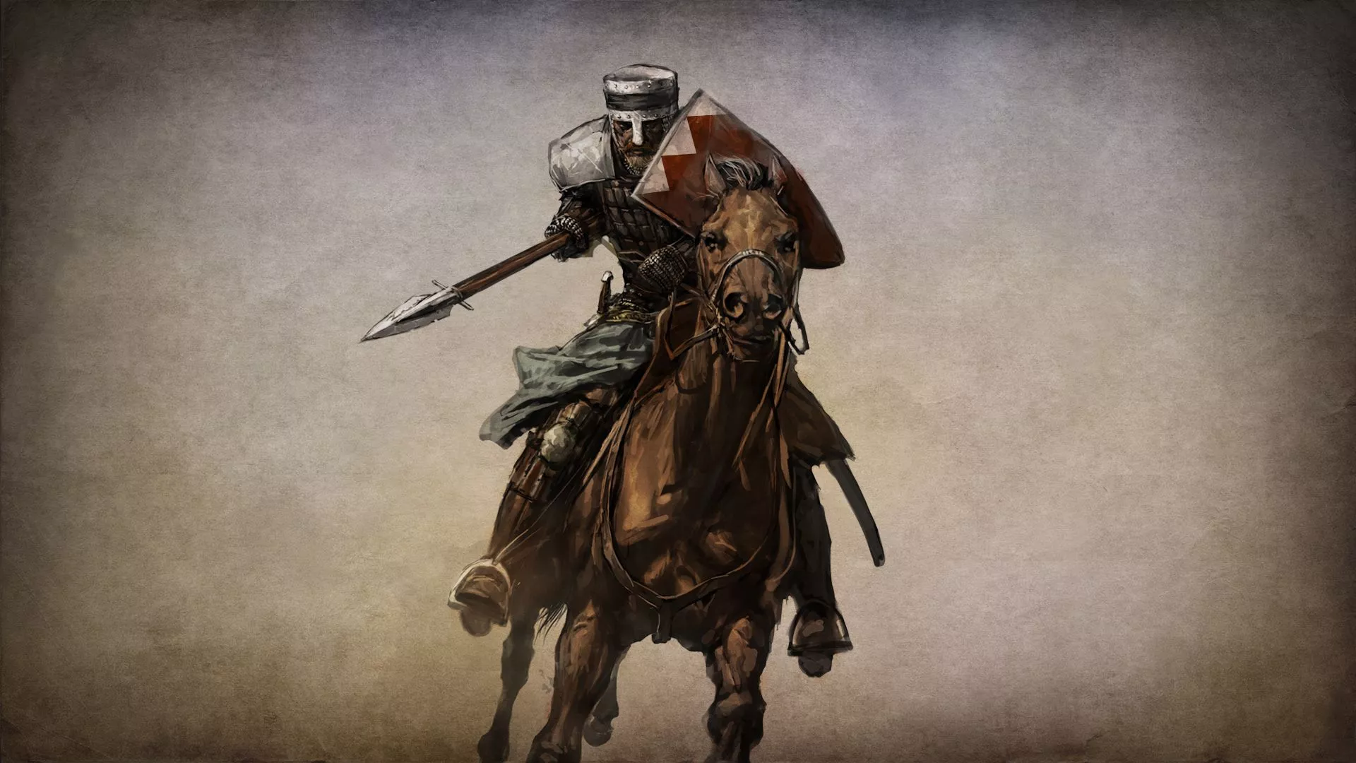 Wallpaper horse, the game, warrior, art