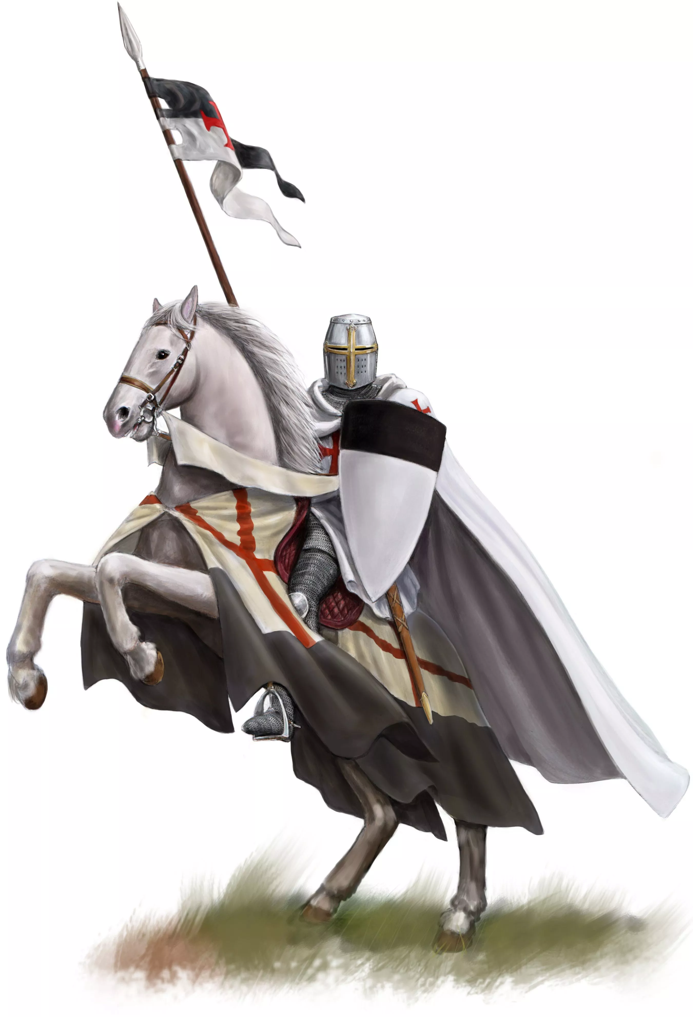 Desktop Wallpaper horse Knight Shield