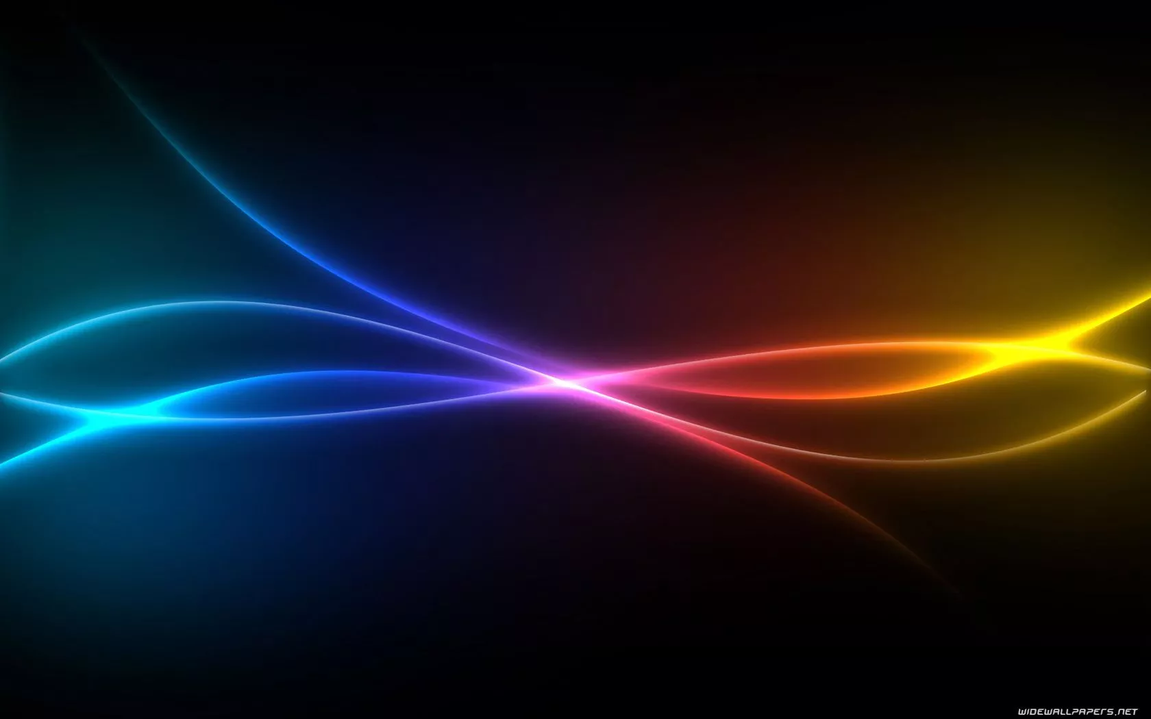 Color lines abstract desktop wallpaper