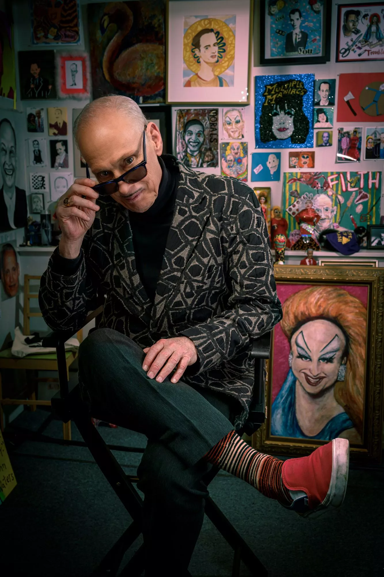John Waters invites us to his studio