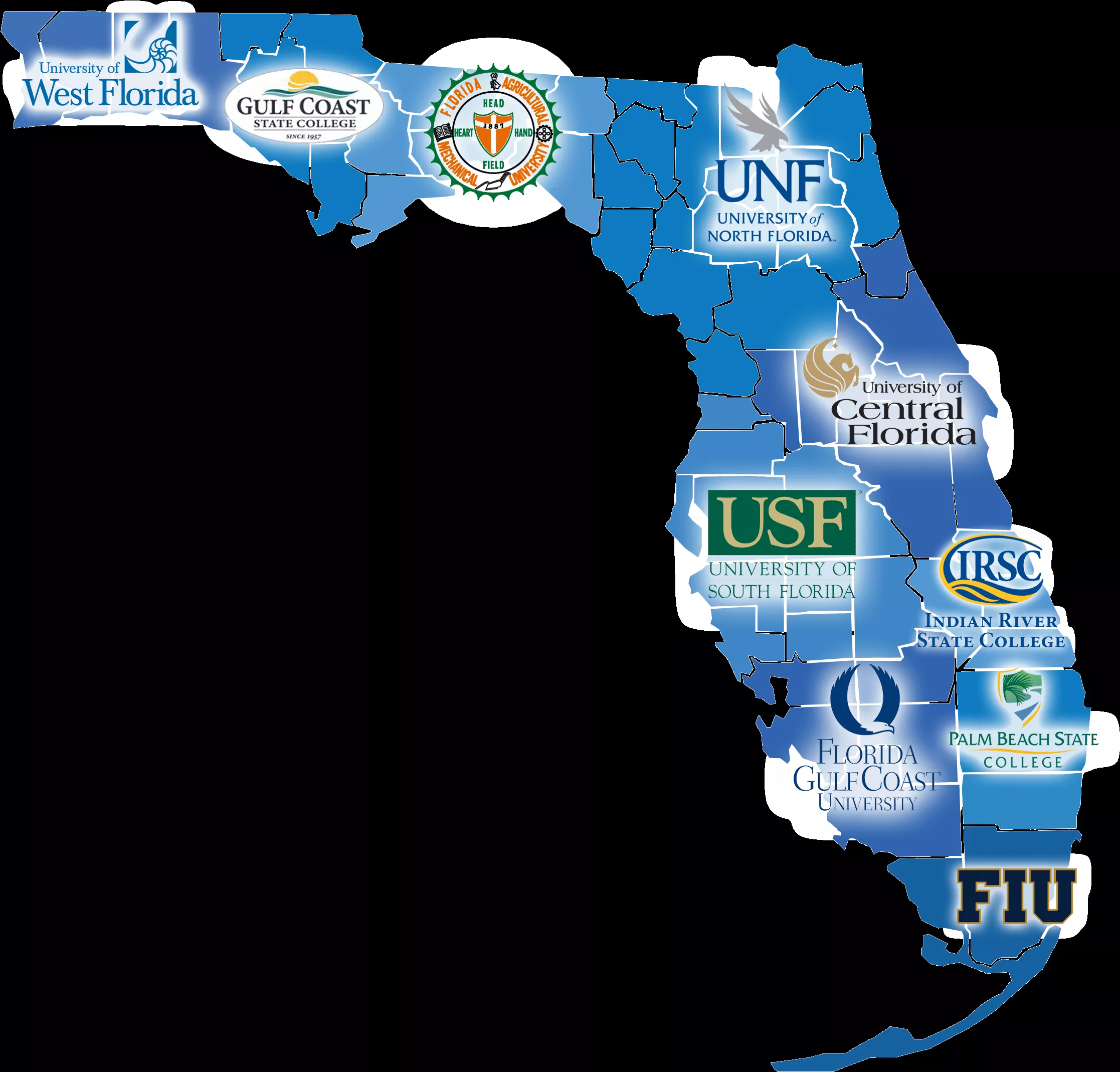Download Florida Universities Map