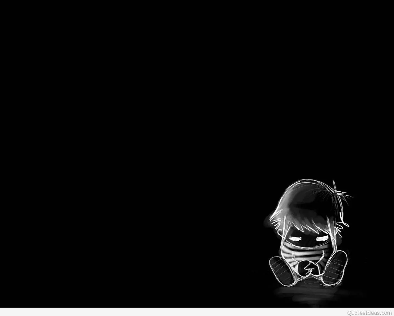 So Sad Minimalist Illustration