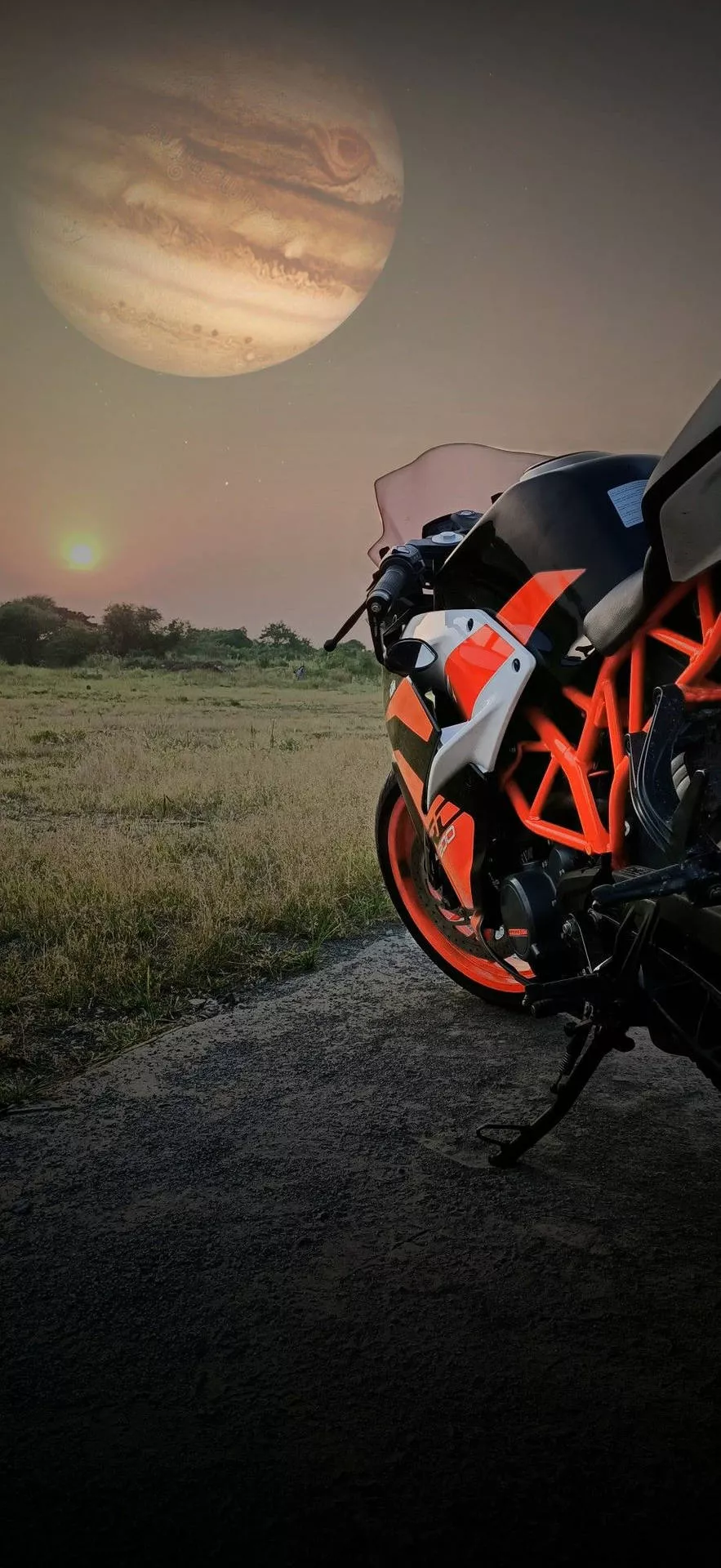 Jupiter In The Sky KTM iPhone Wallpaper