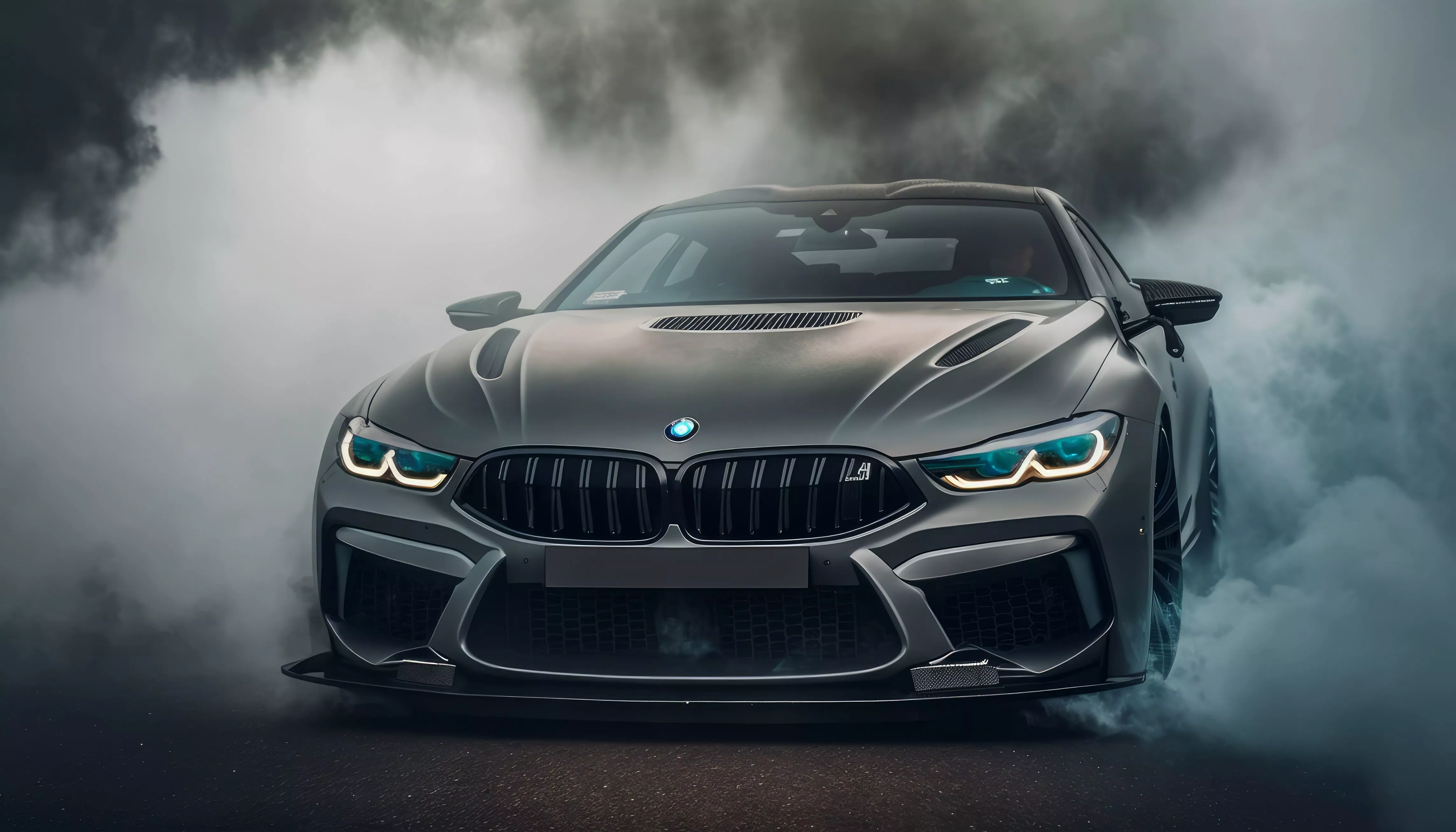 Wallpaper wallpaper, Bmw, Smoke