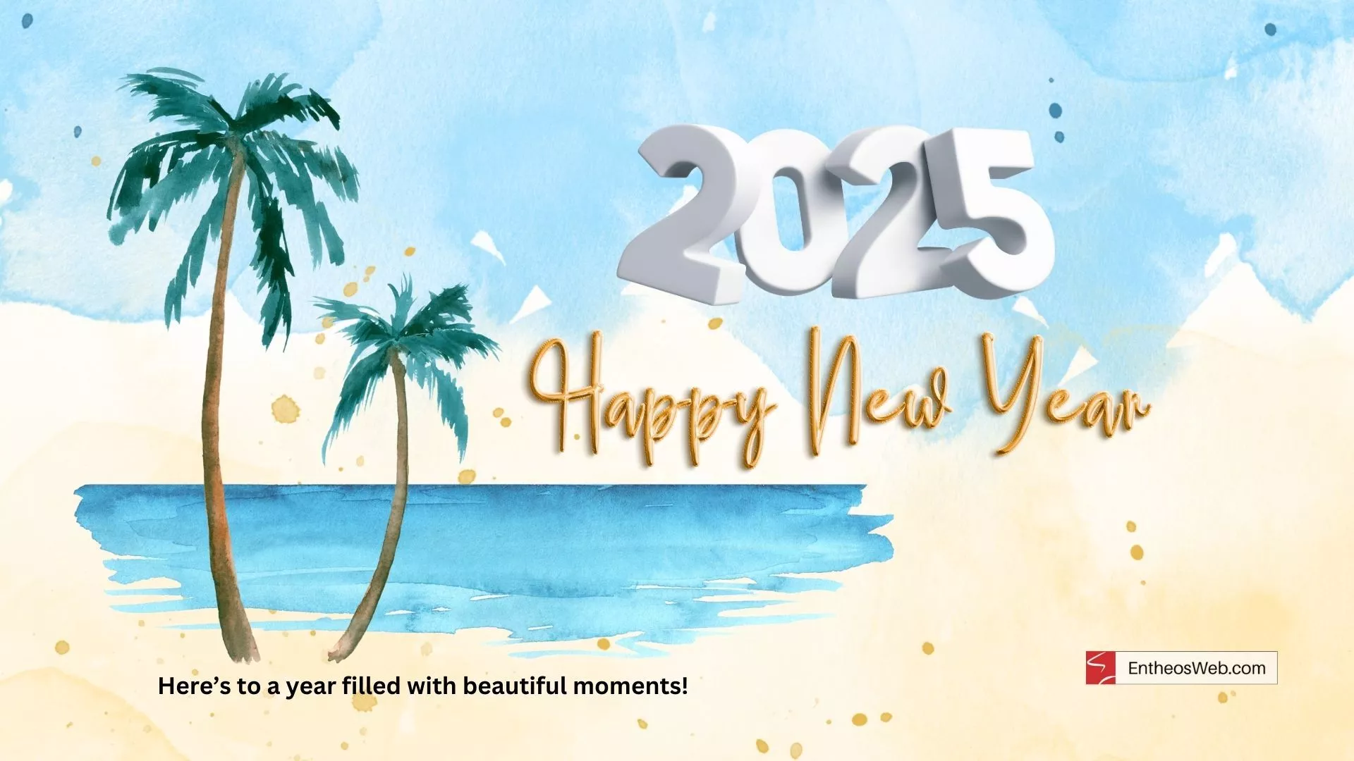 Happy New Year 2025 Wallpaper