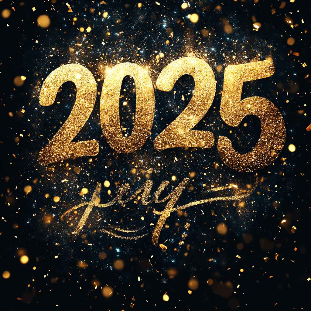 Sparkling Gold Festive Background