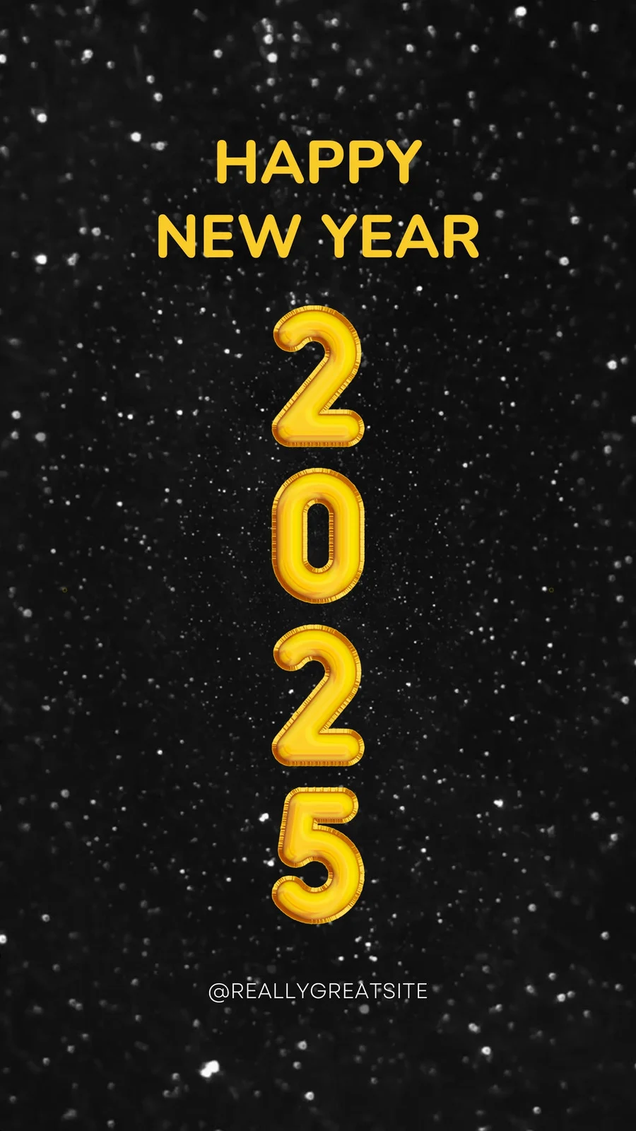 customizable New Year video