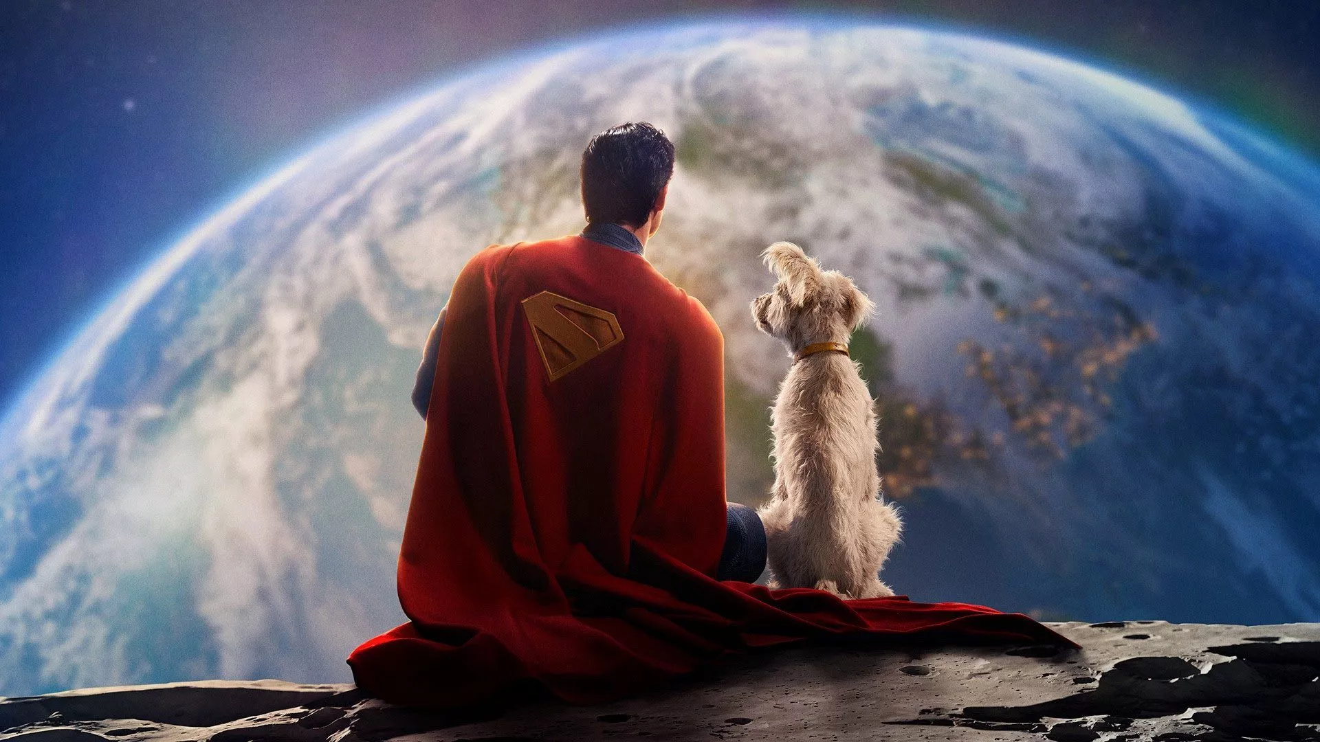 Superman 2025 HD Wallpaper: Guardian of Earth with Loyal Companion